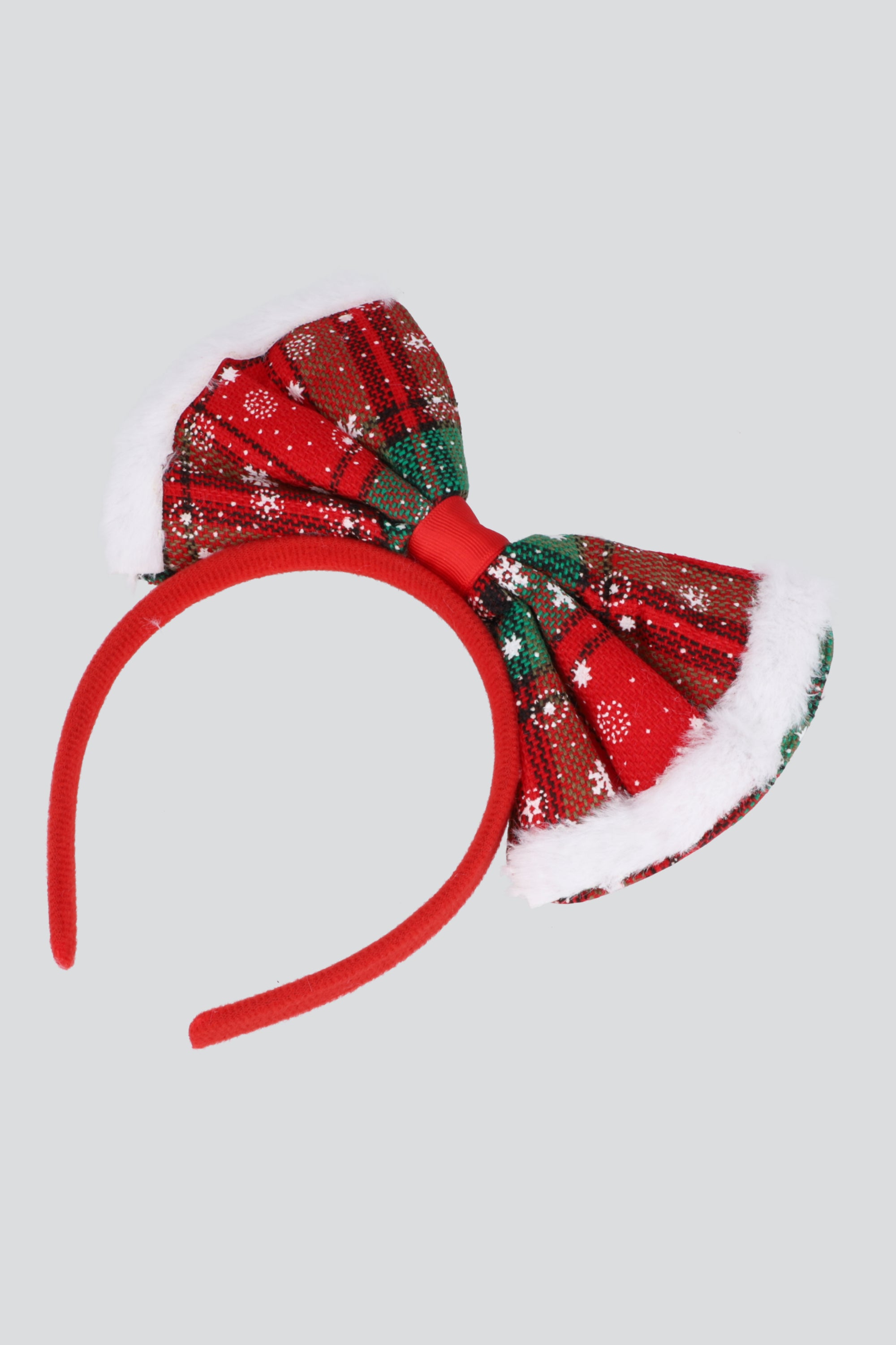 Diadema moño navidad VERDE