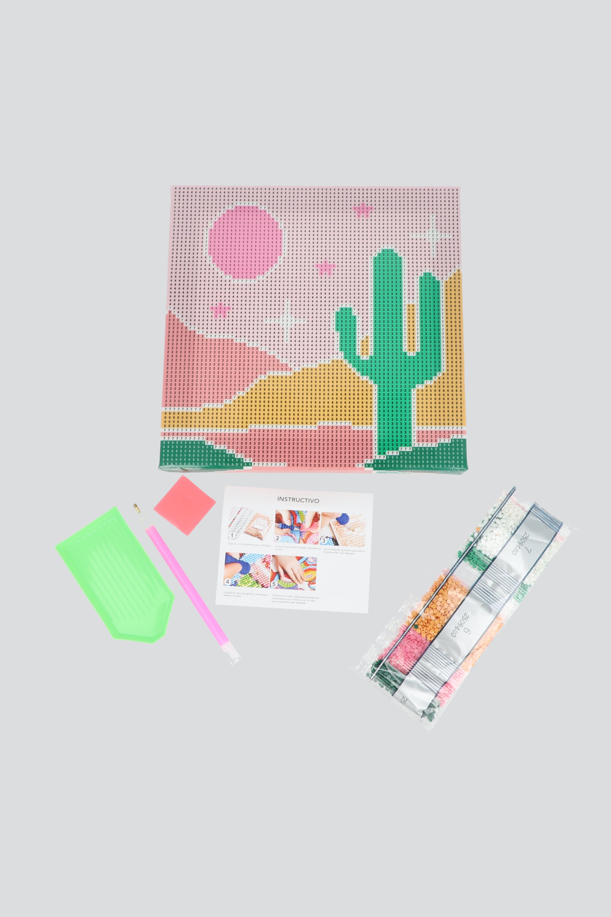 Set chico diy gemas paisaje western ROSA