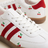 Tenis dos lineas cerezas