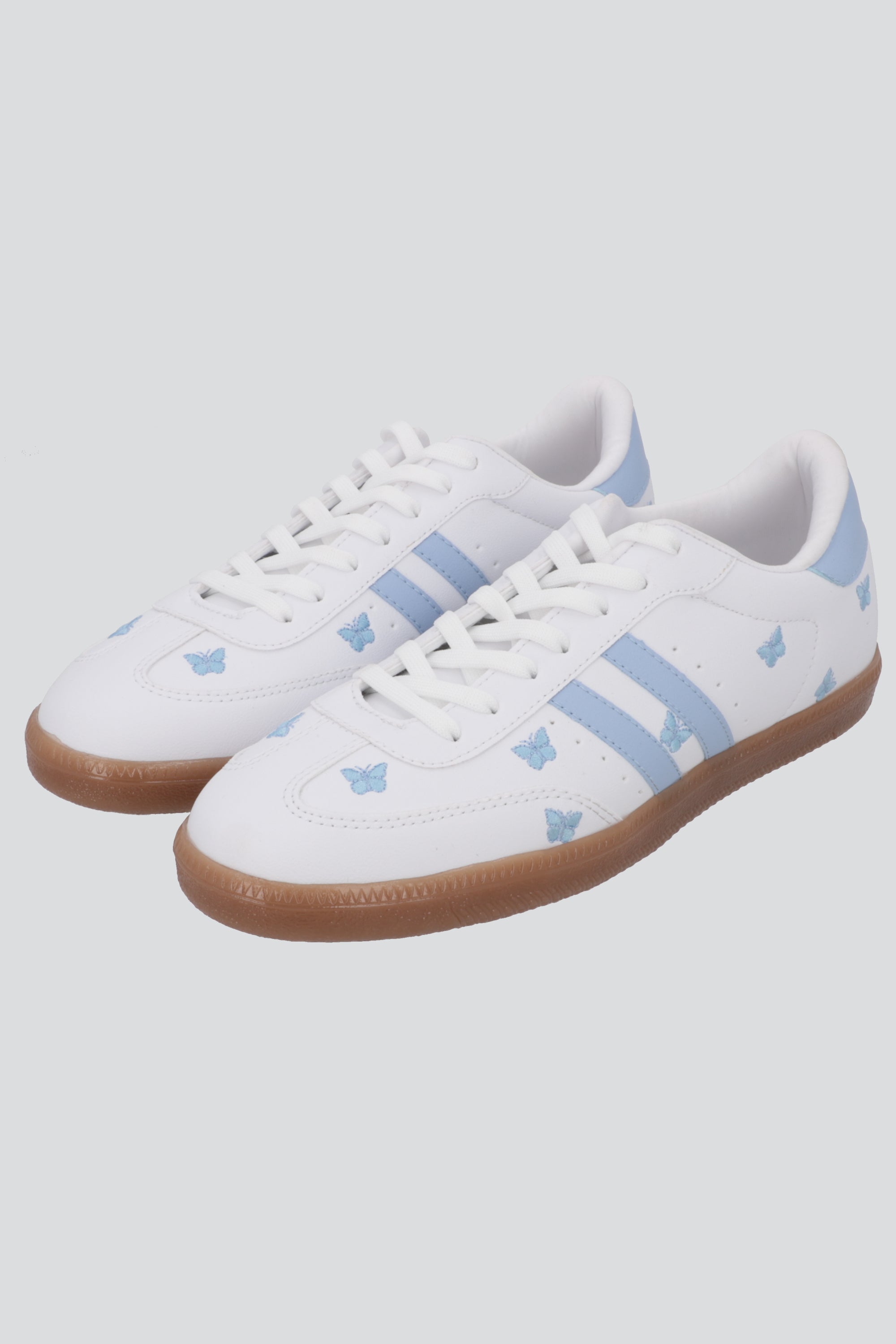 Tenis dos lineas mariposa AZUL