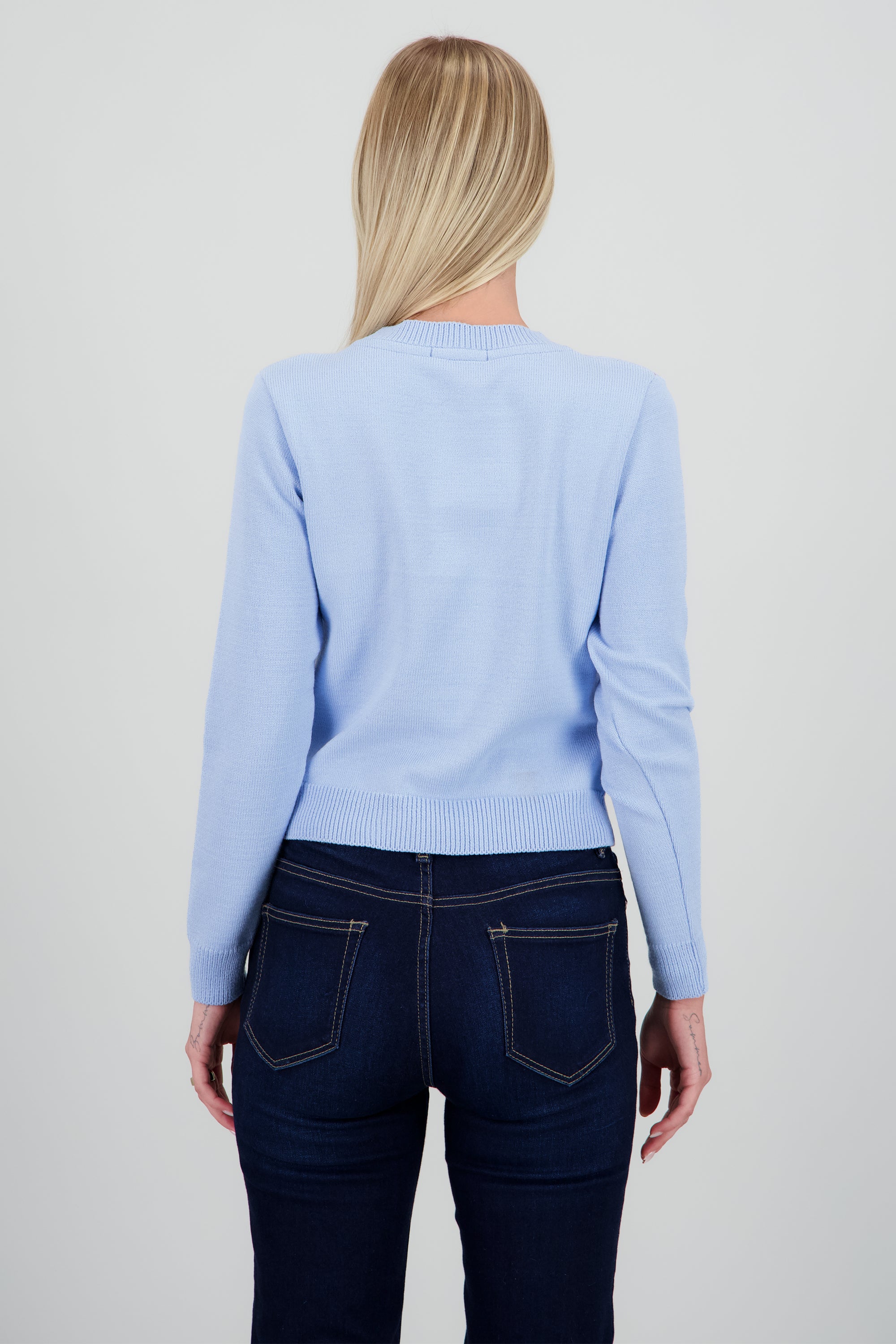 Sueter navideño oso polar AZUL COMBO