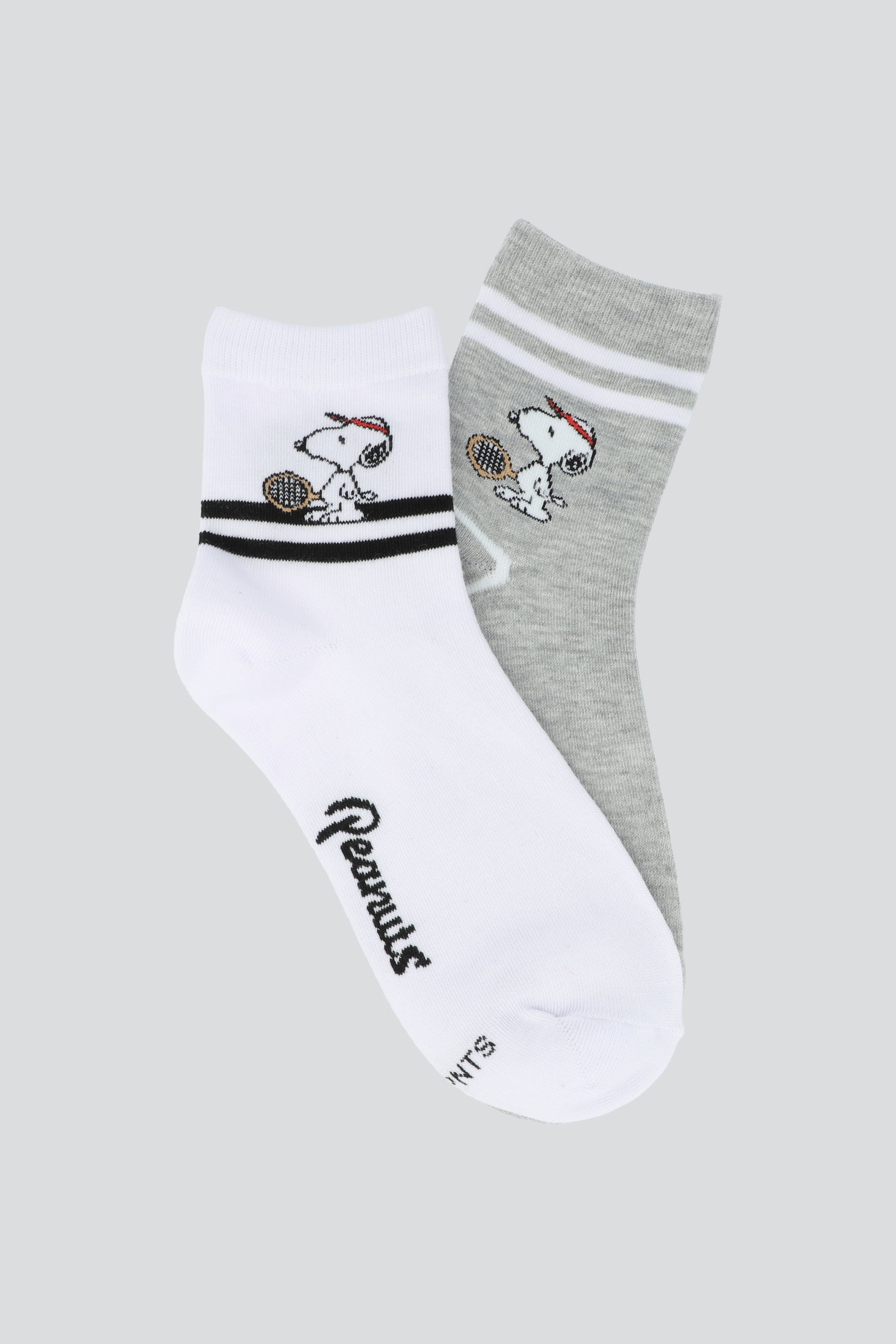 2 pack calcetines snoopy GRIS COMBO