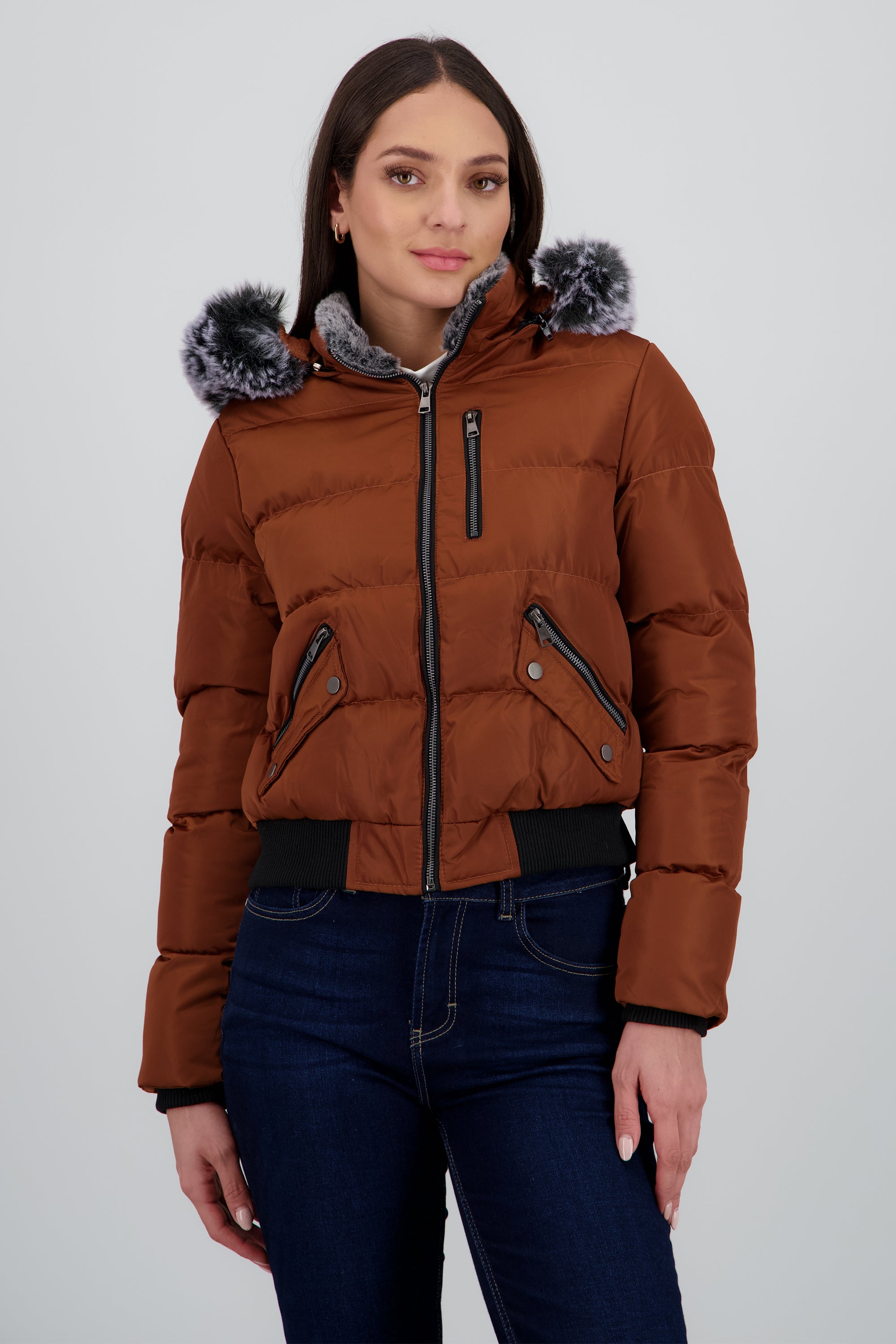 Chamarra bomber det peluche LADRILLO