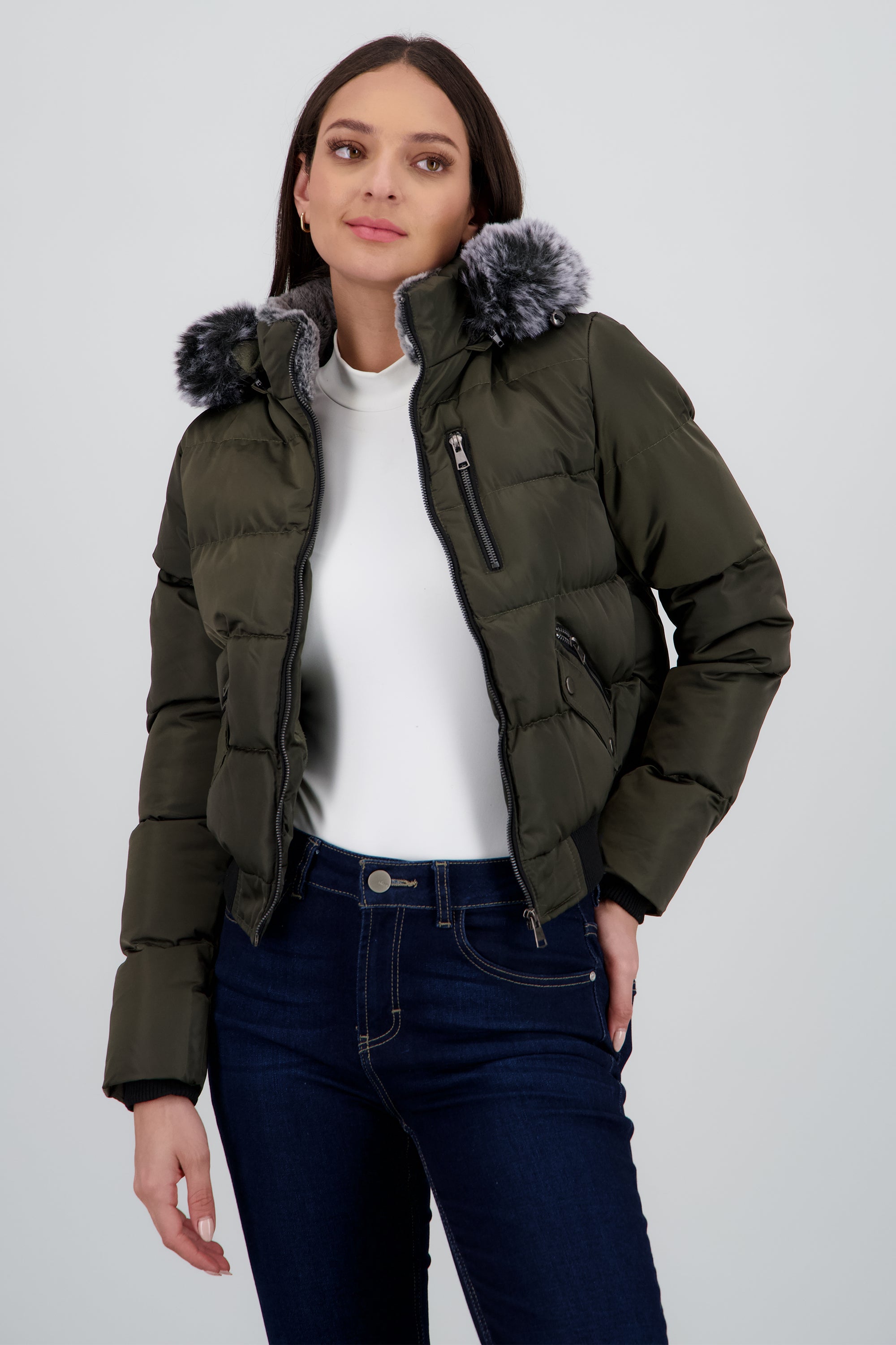 Chamarra bomber det peluche OLIVO