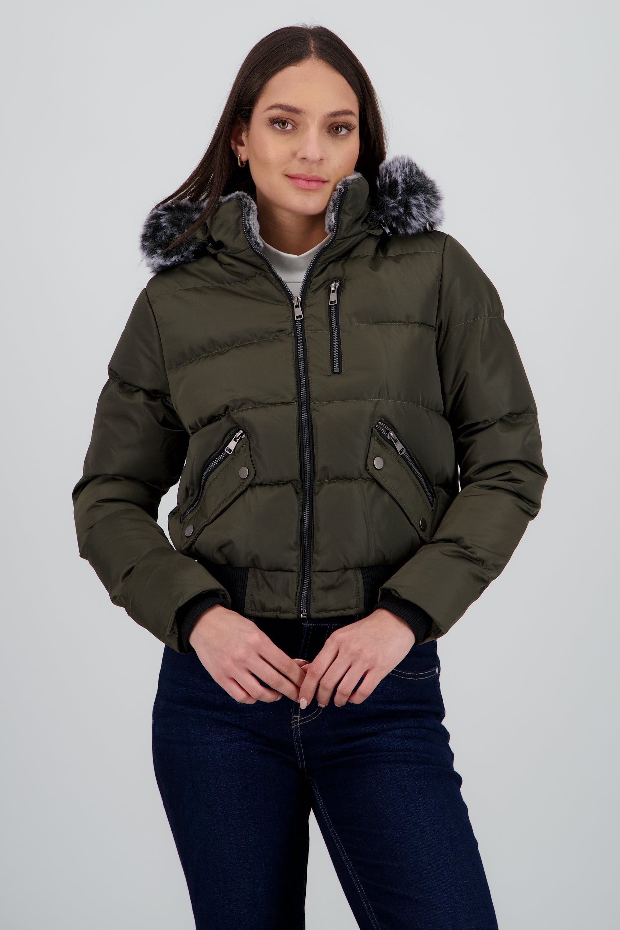 Chamarra bomber det peluche OLIVO