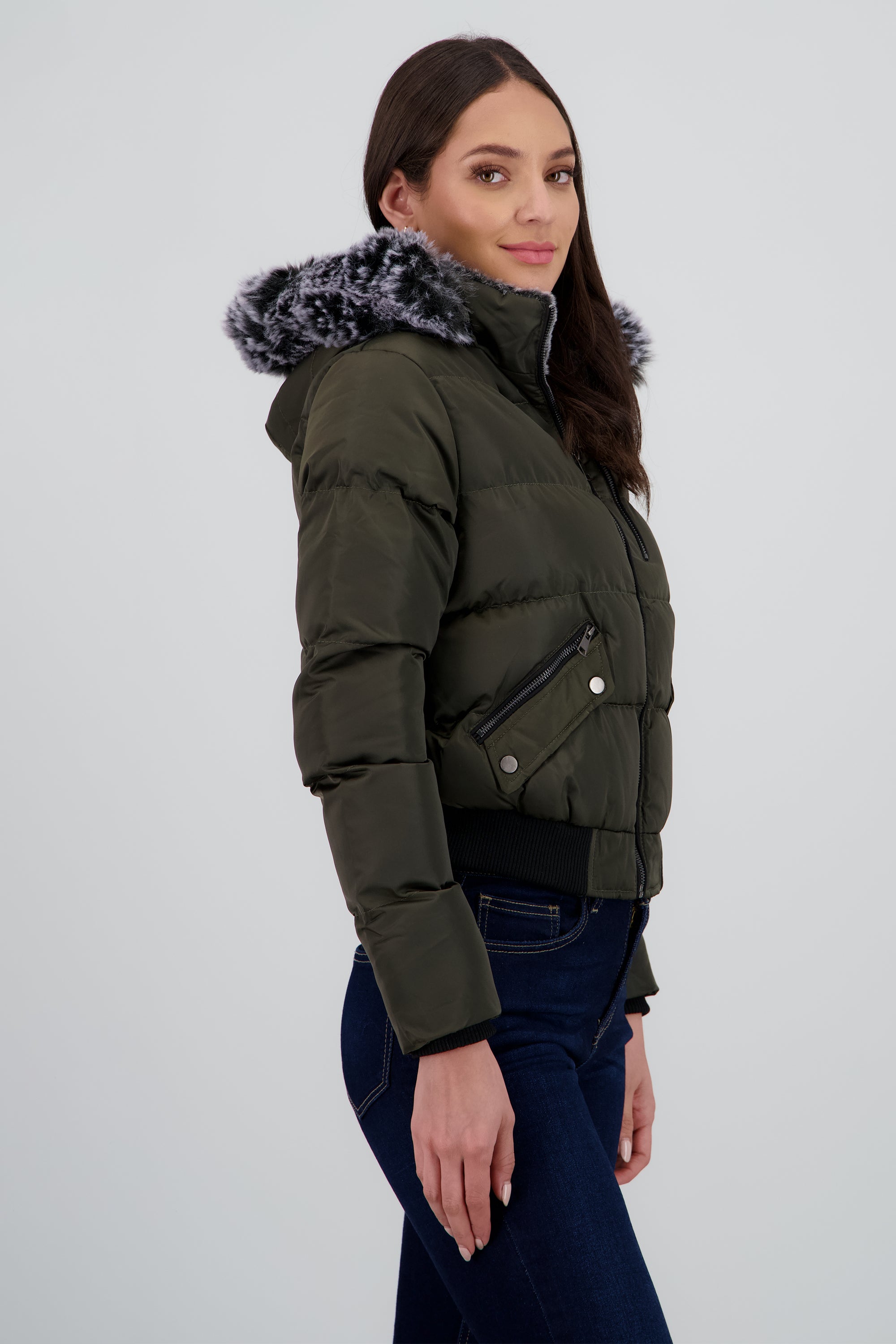 Chamarra bomber det peluche OLIVO