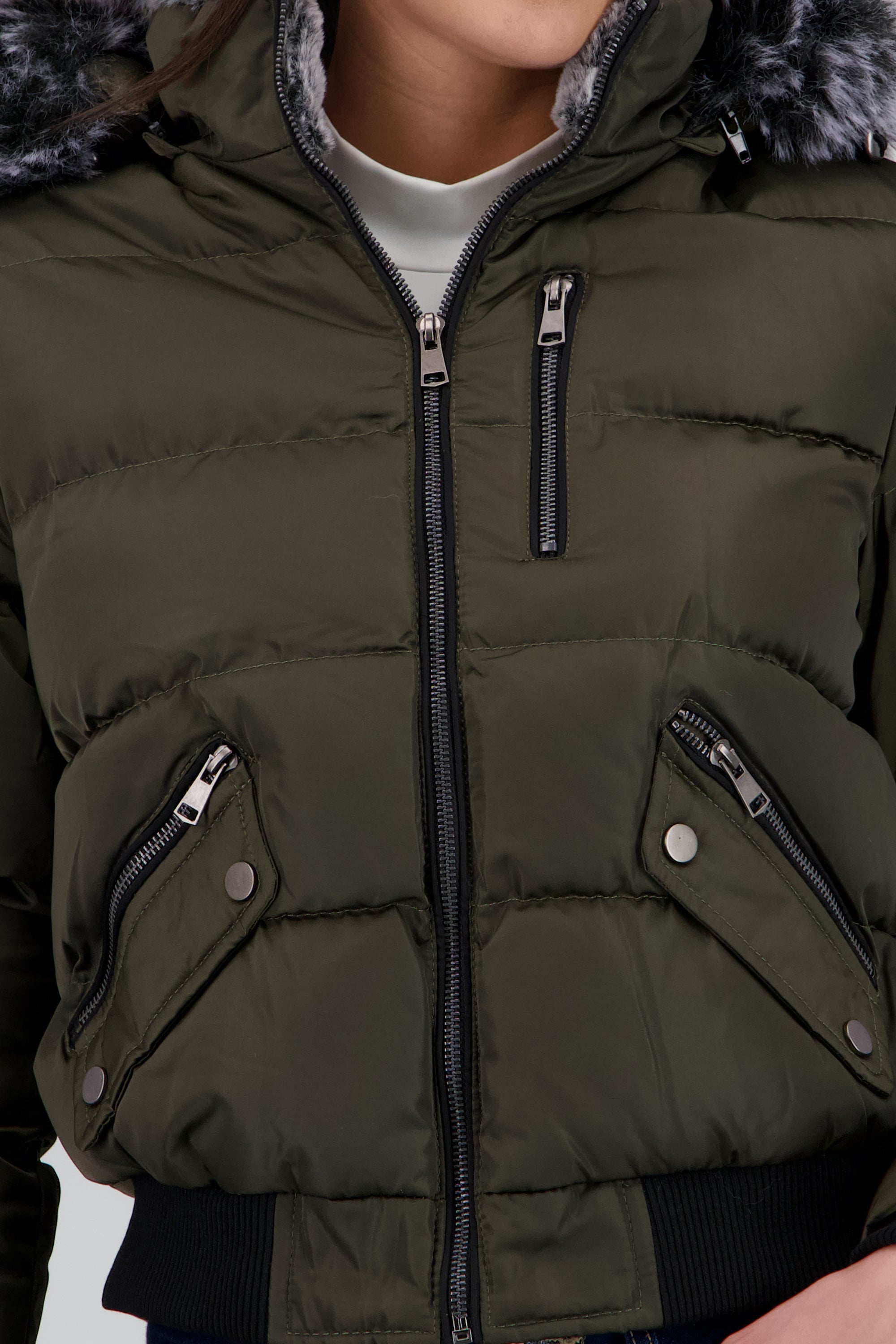 Chamarra bomber det peluche OLIVO