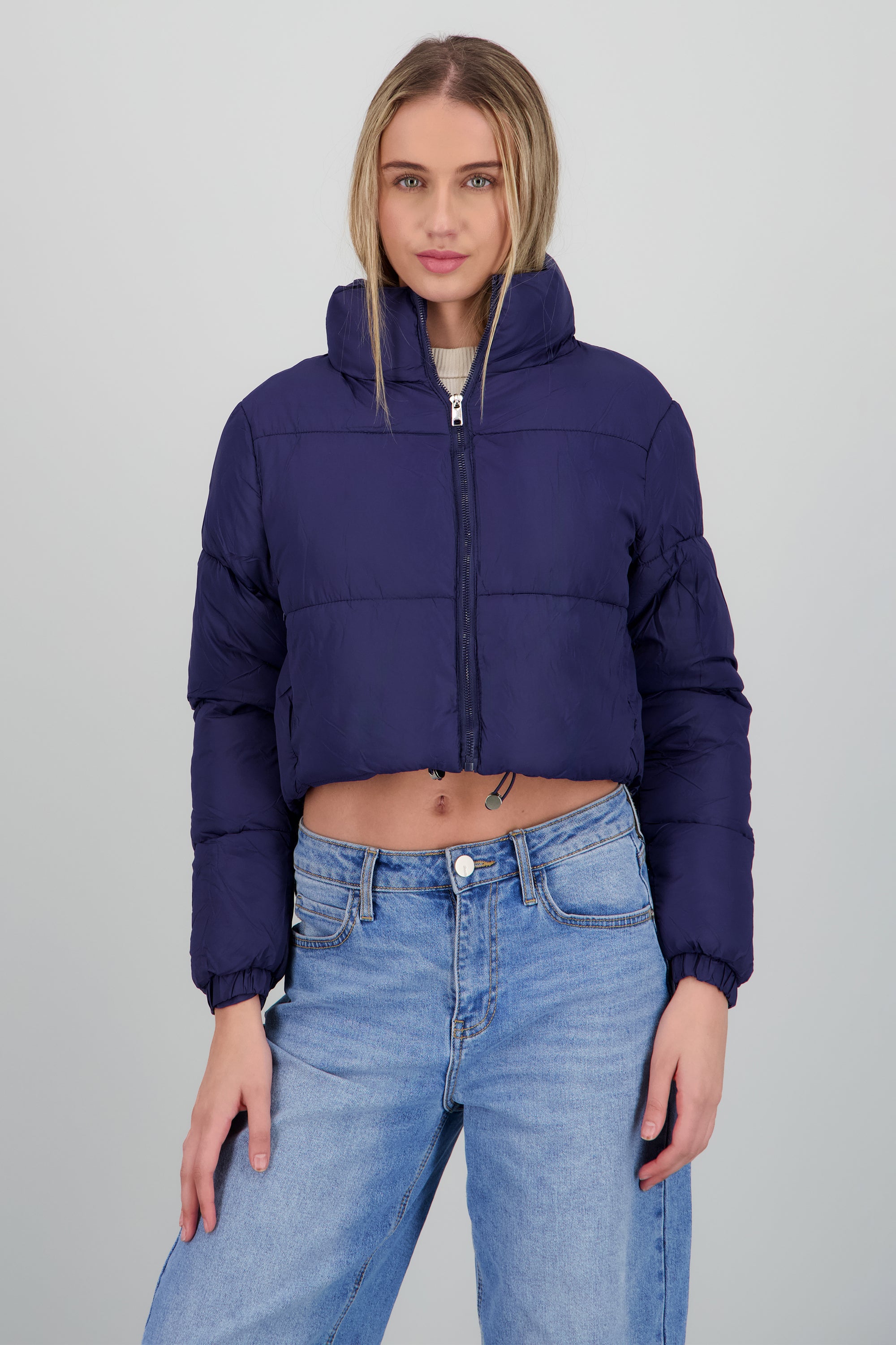 Chamarra puffer crop MARINO