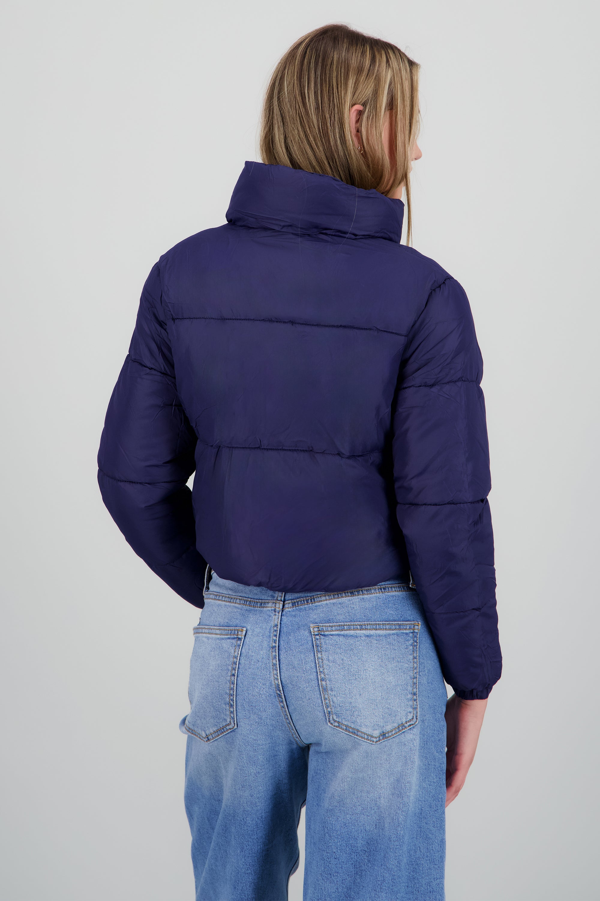 Chamarra puffer crop MARINO