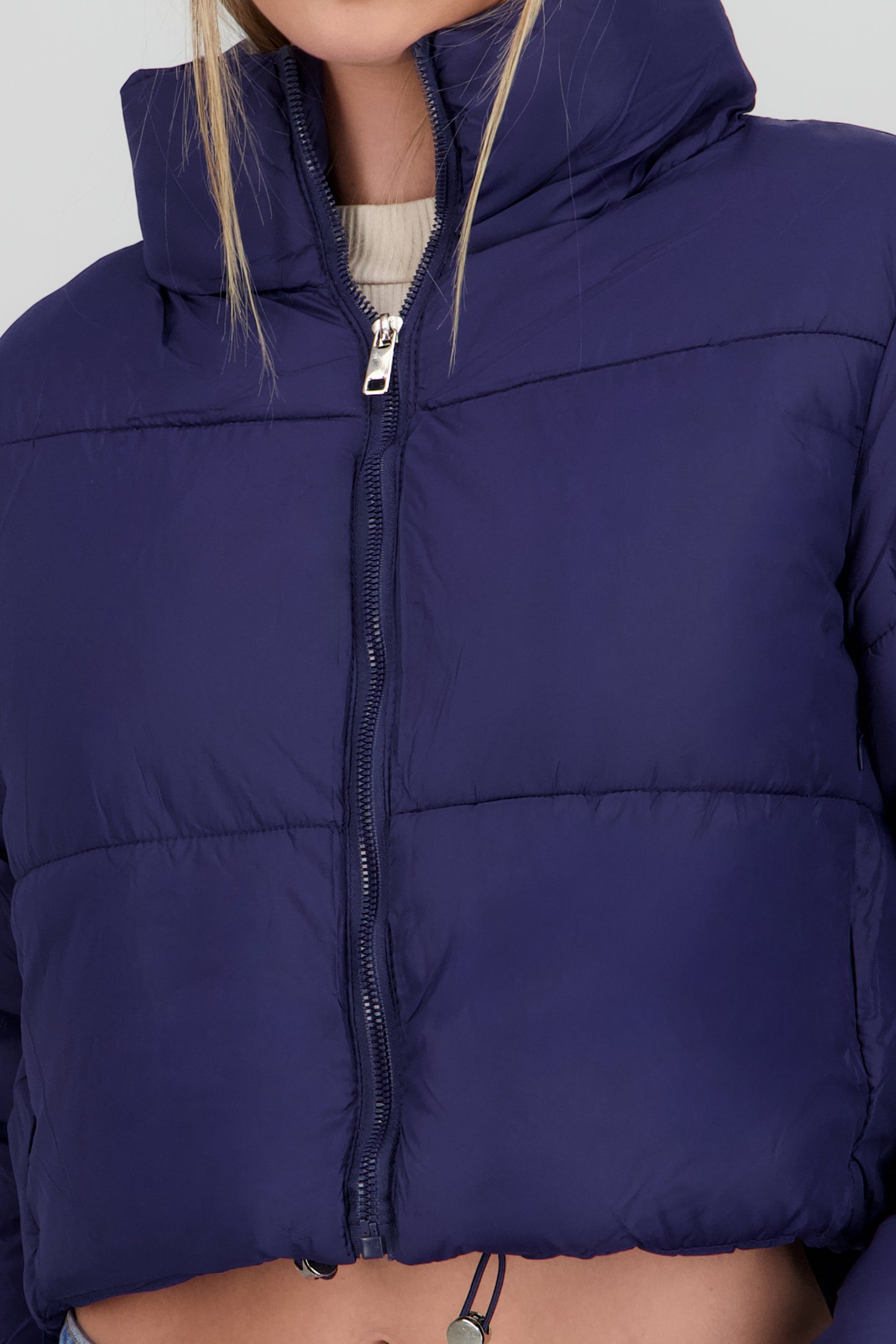 Chamarra puffer crop MARINO