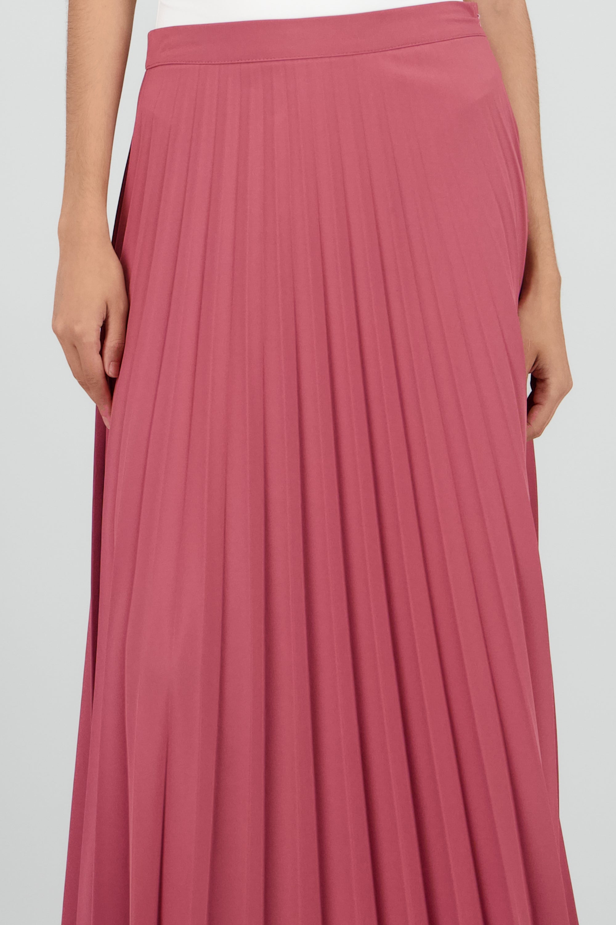 Falda midi plisada MALVA
