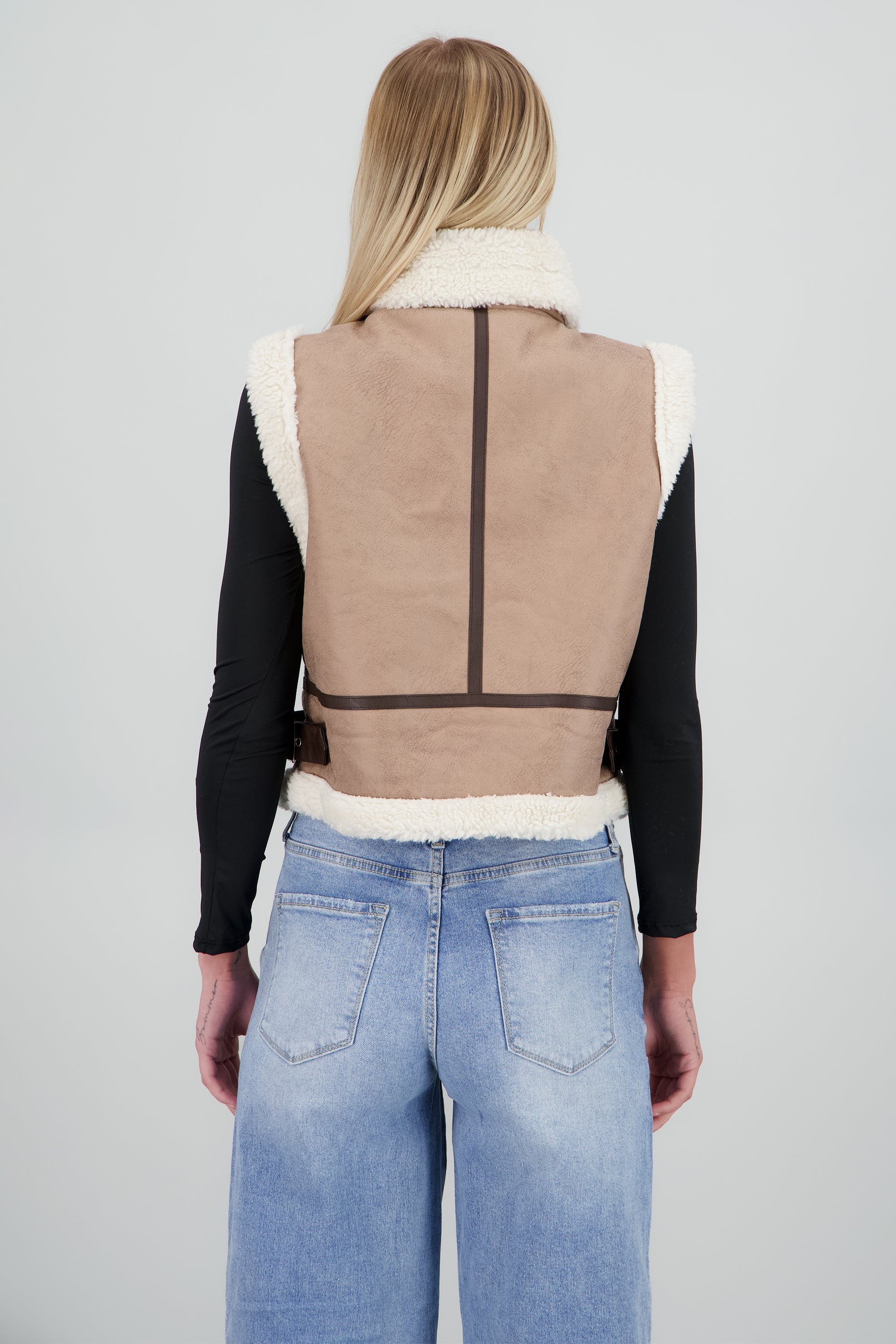 Chaleco det borrego BEIGE