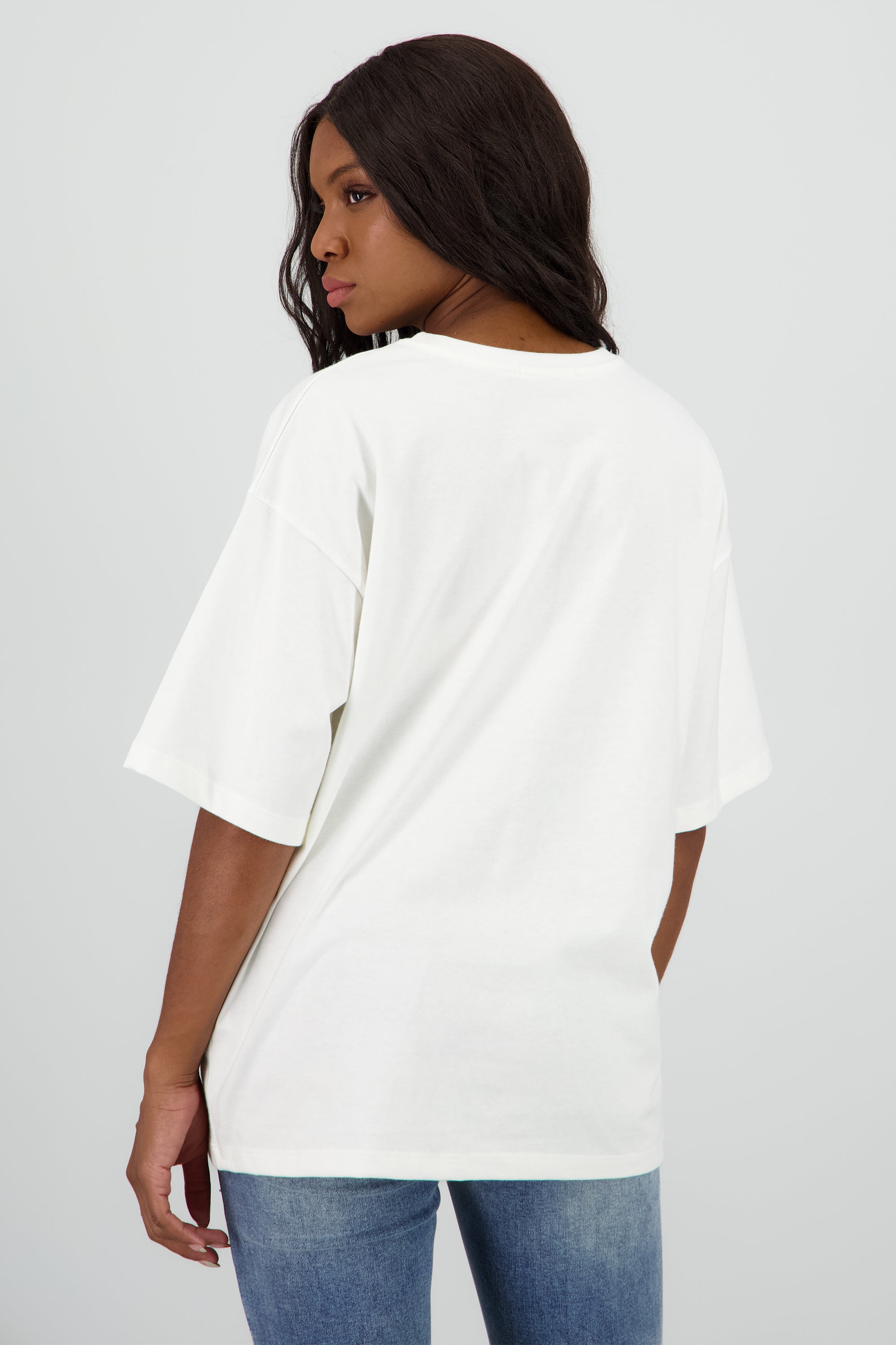 Playera estampada comida BLANCO