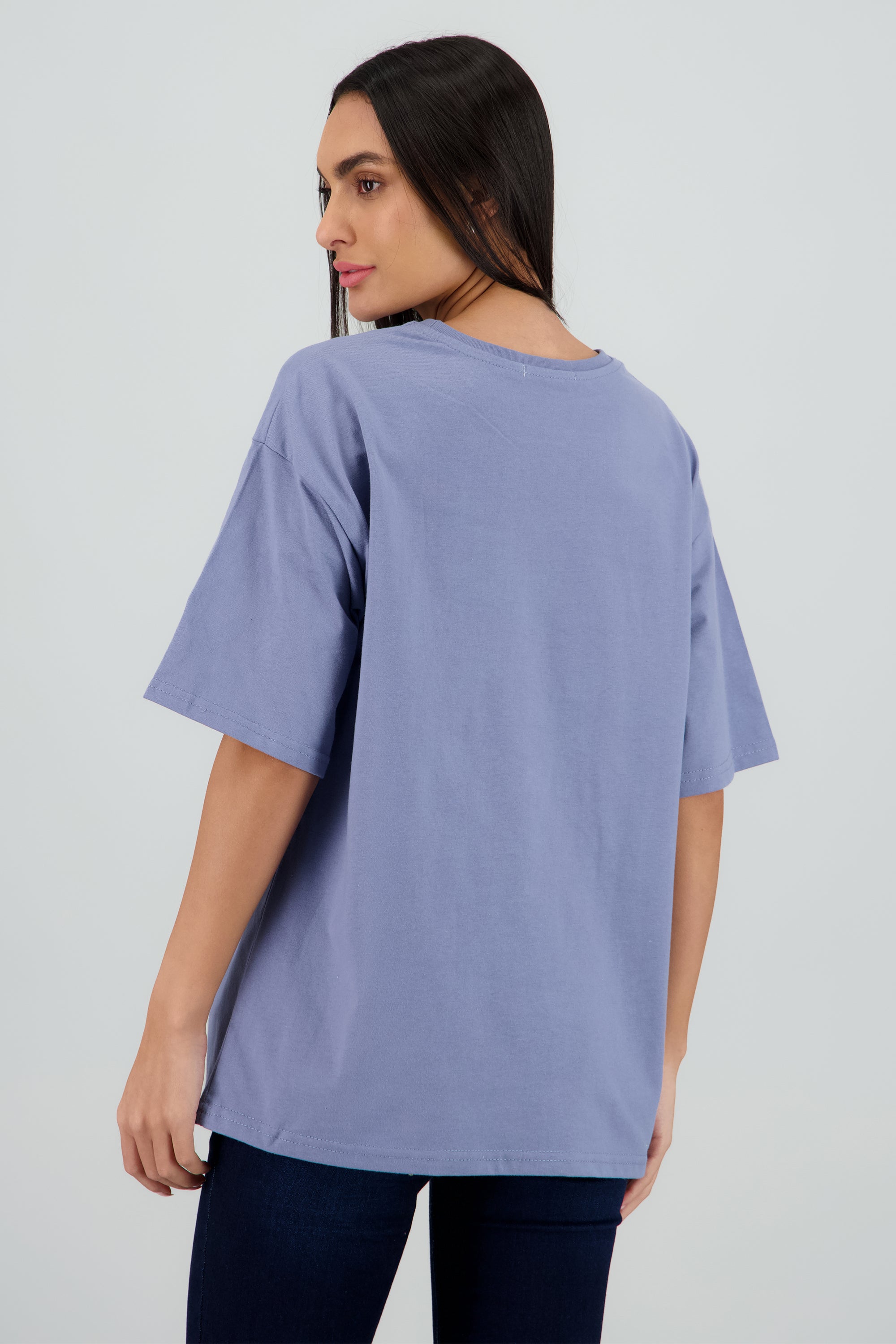 Playera estampado langosta new york AZUL