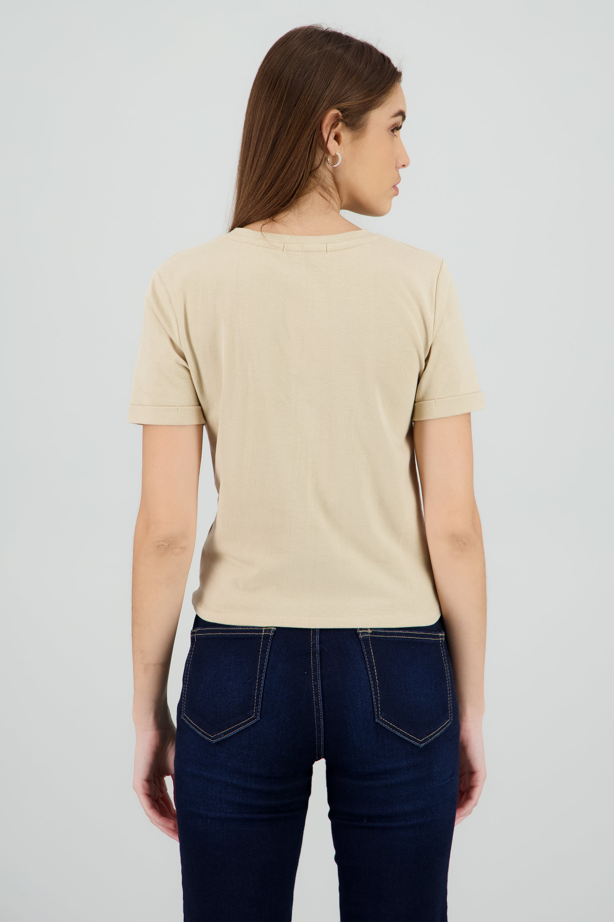 Playera estampada sardinas ARENA