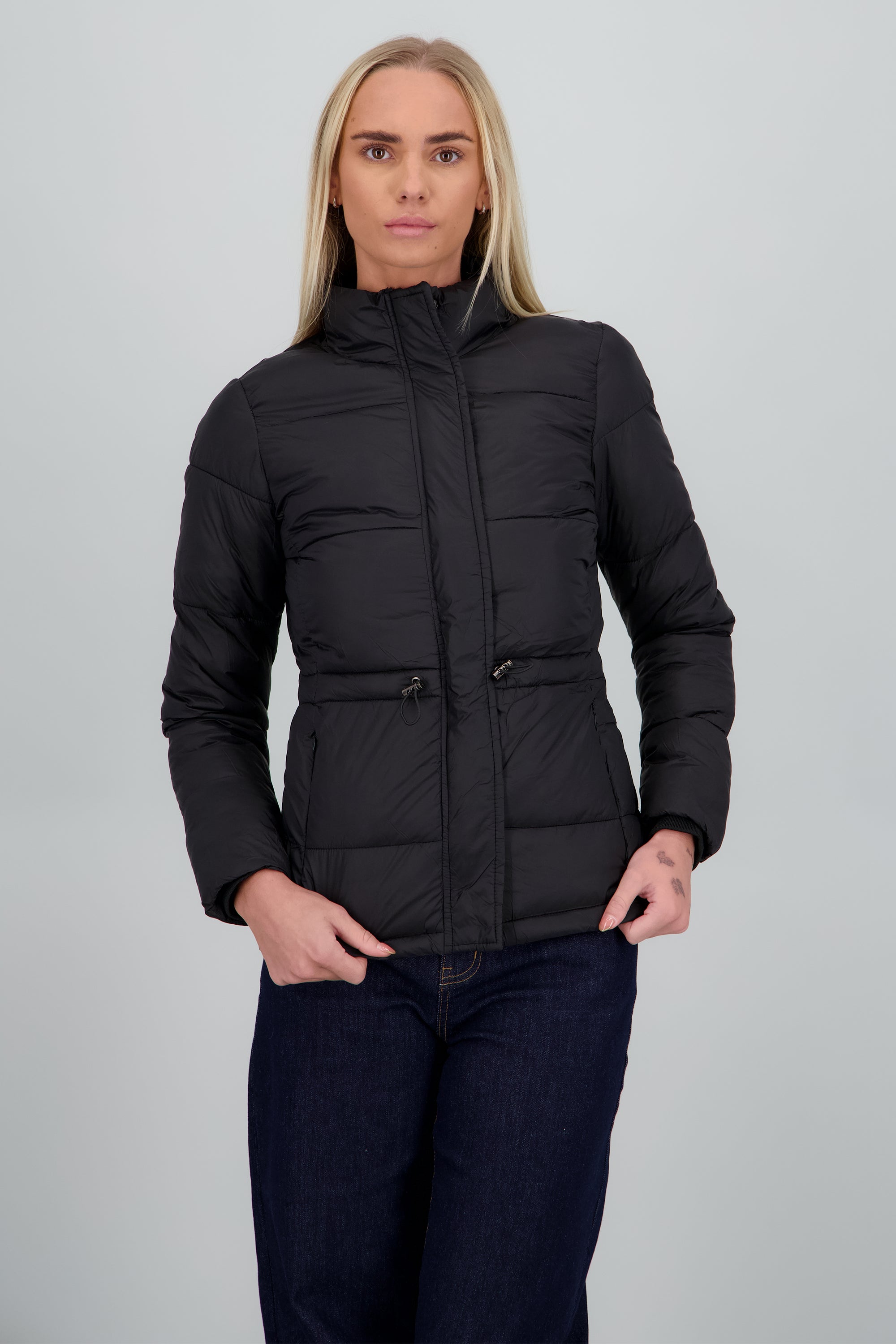 Chamarra puffer det jareta NEGRO