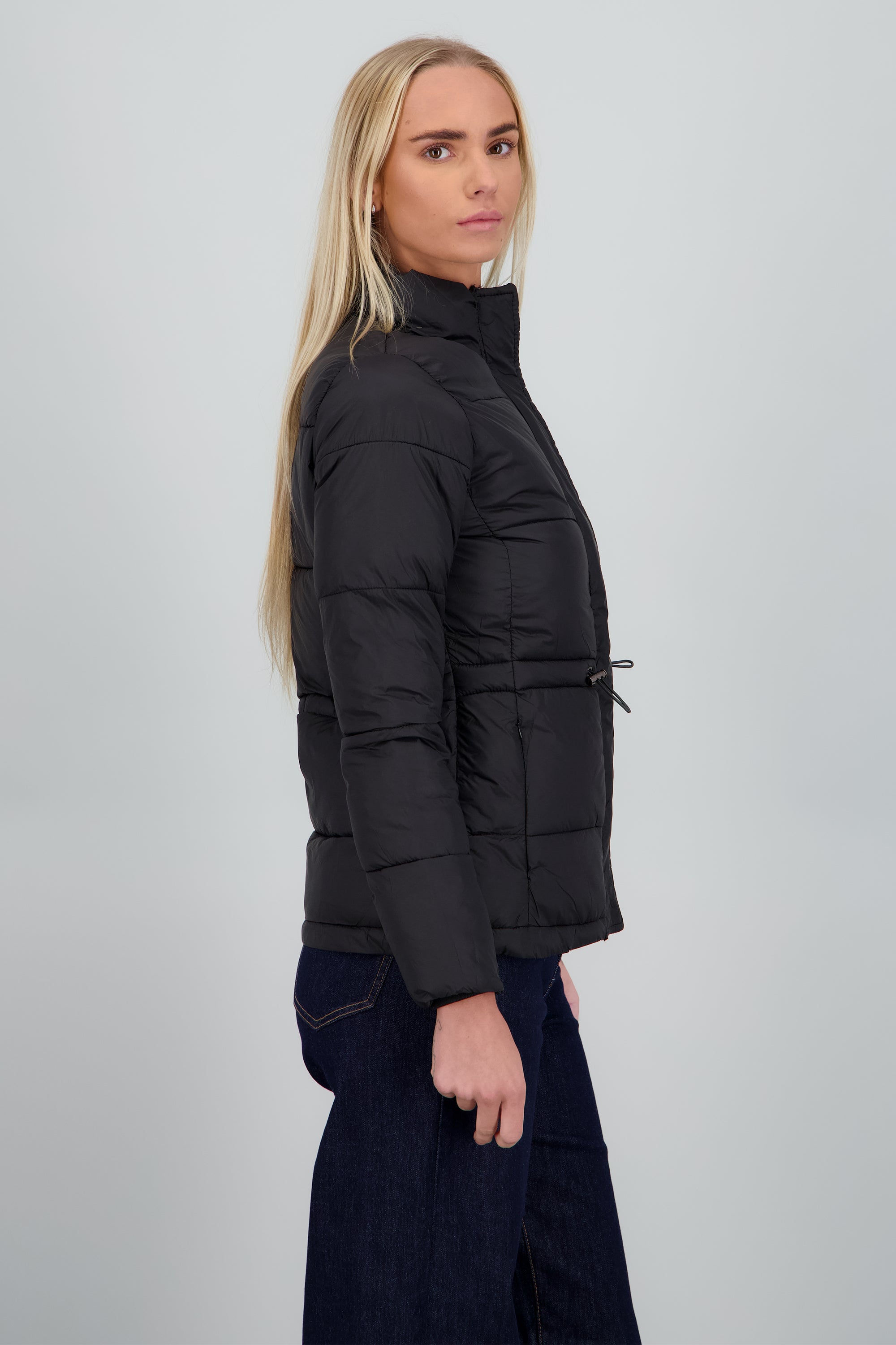 Chamarra puffer det jareta NEGRO