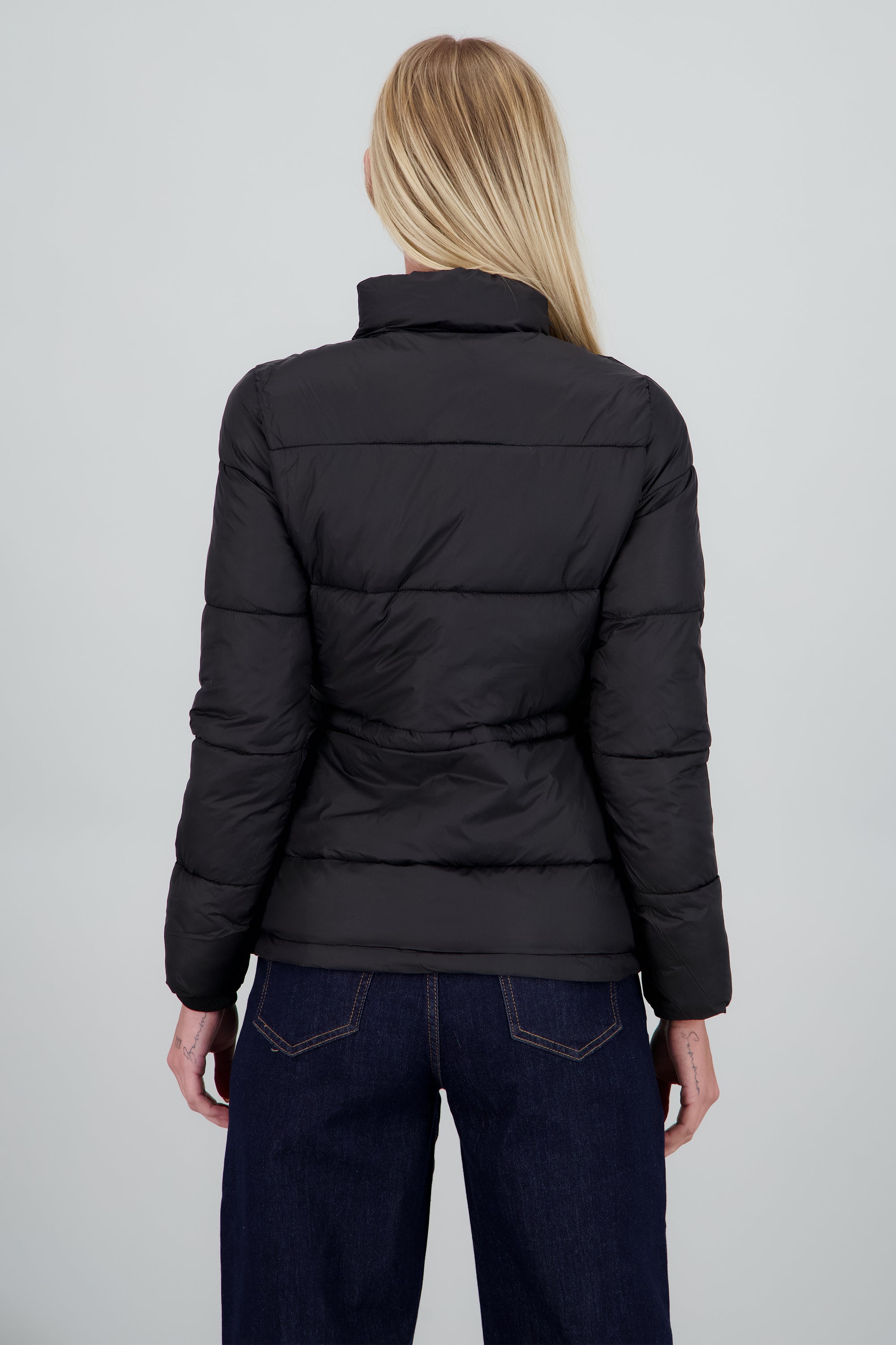 Chamarra puffer det jareta NEGRO