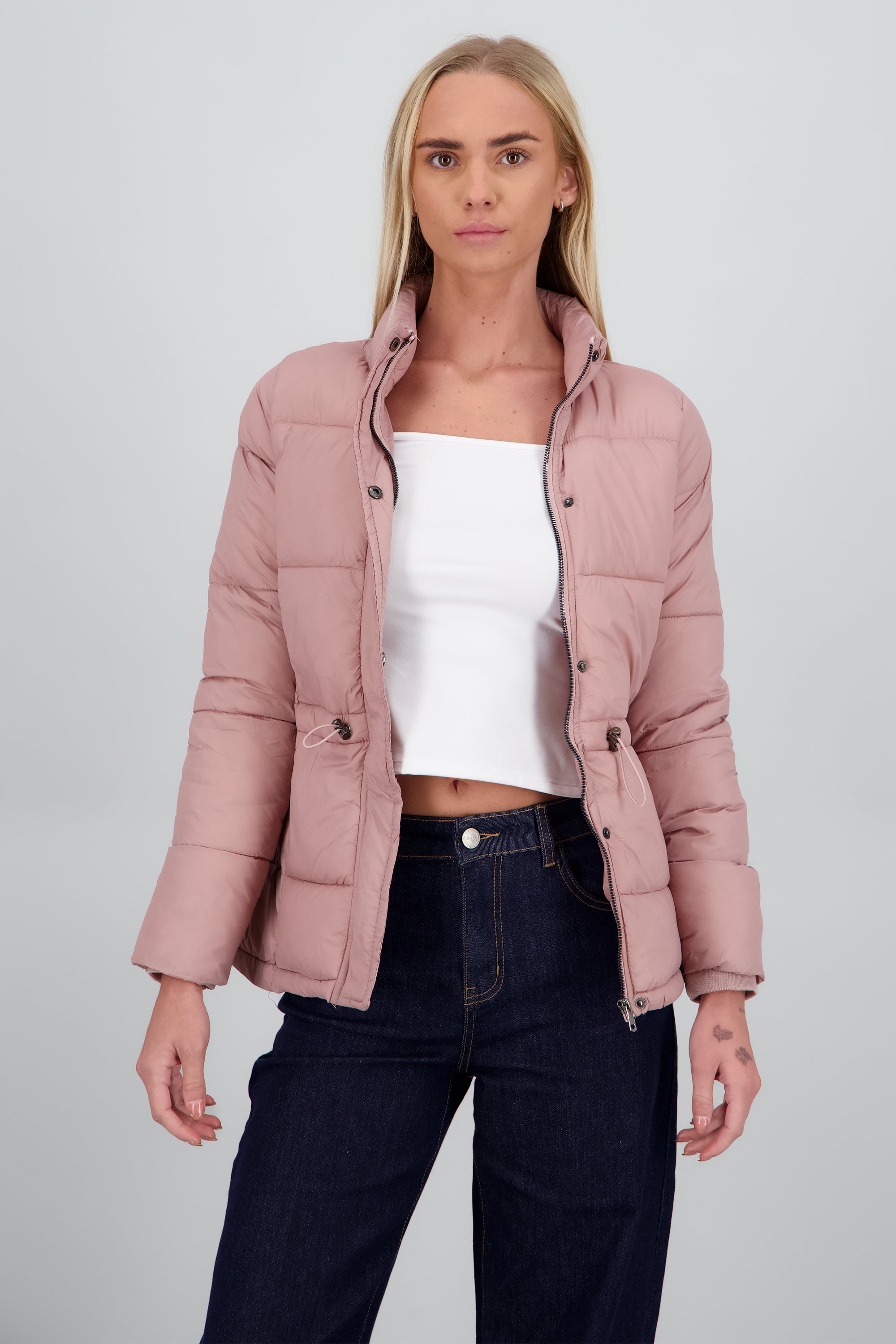 Chamarra puffer det jareta ROSA