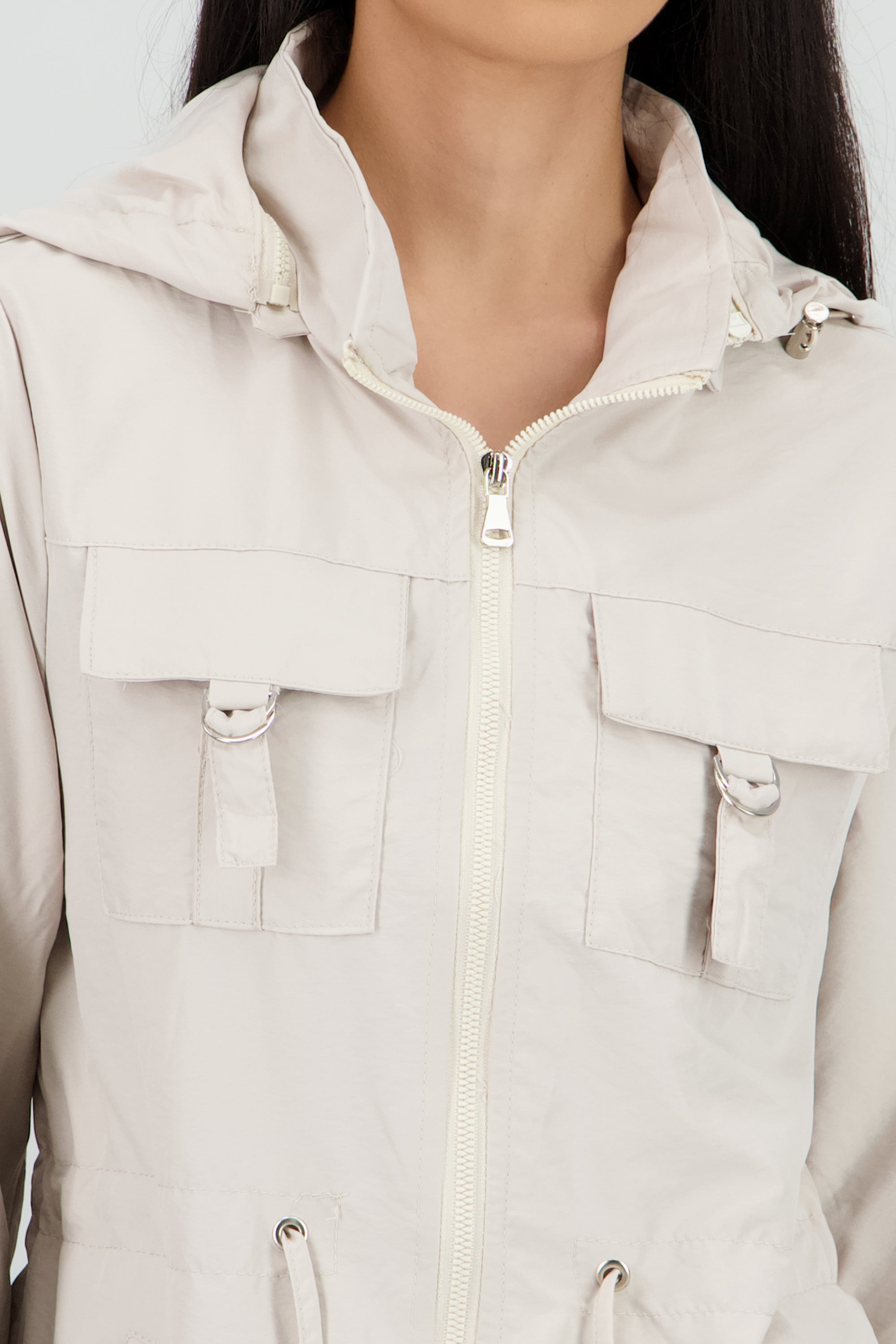 Gabardina corta tipo impermeable ARENA