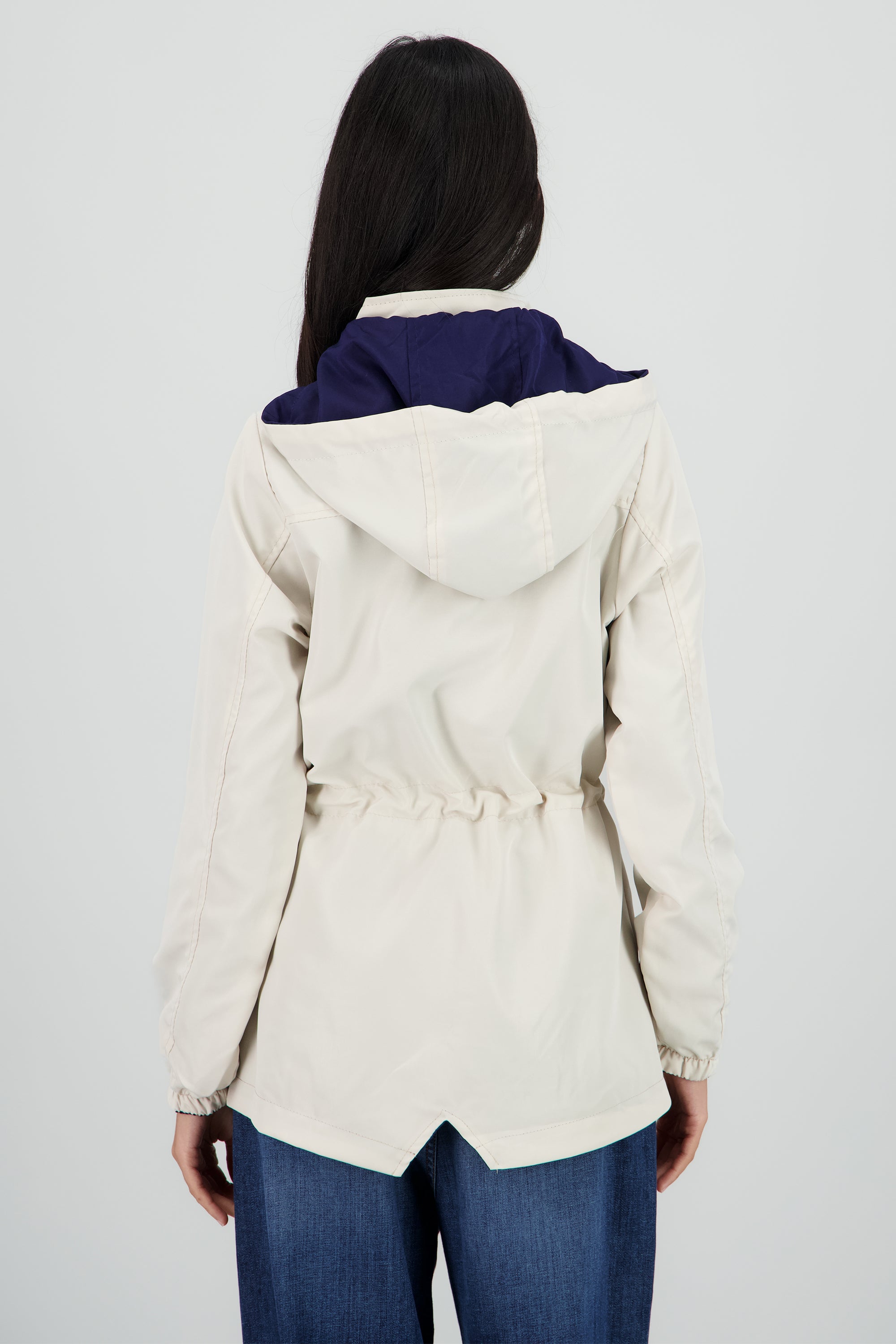 Gabardina tipo impermeable con jareta MARINO COMBO