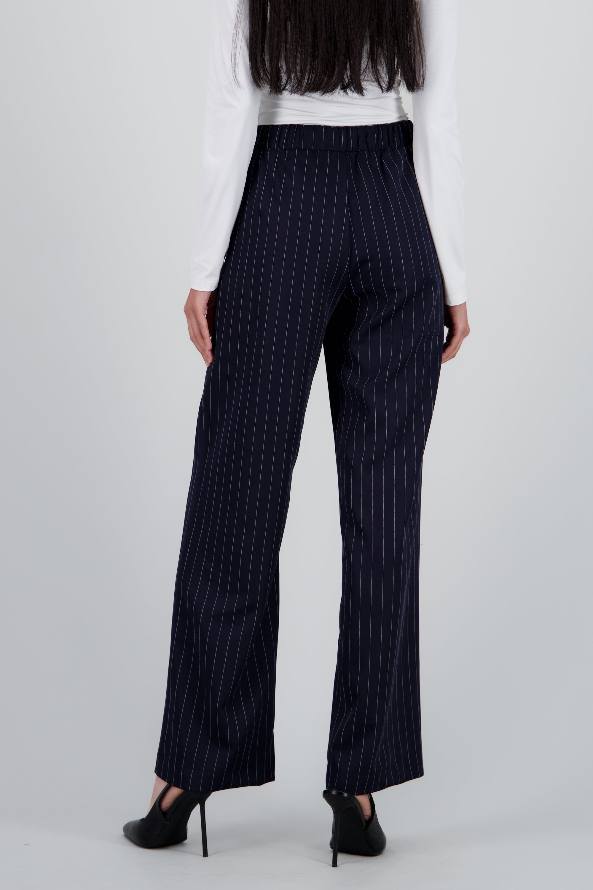 Pantalon recto sastreado detalle boton MARINO COMBO