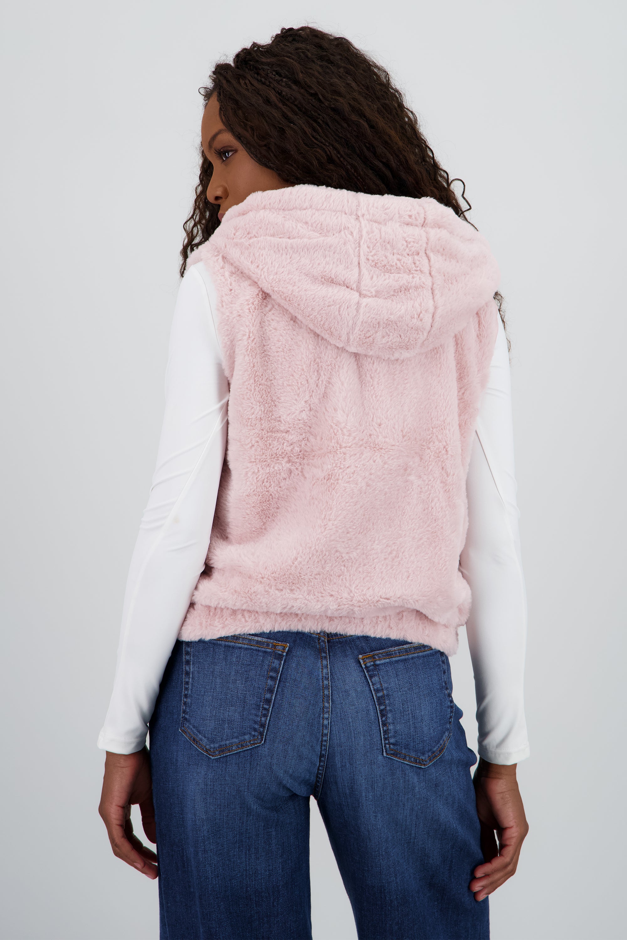 Chaleco de peluche ROSA