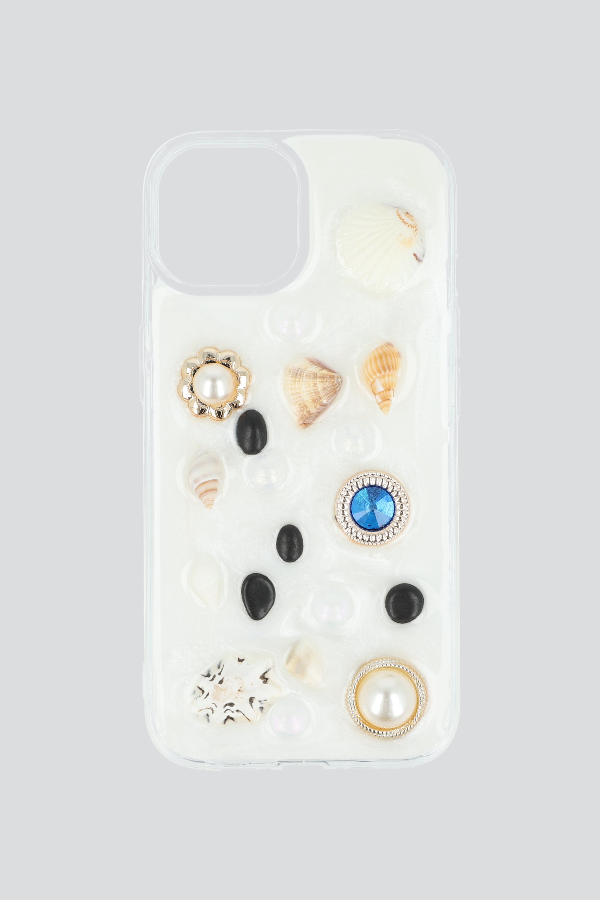 Funda para cel iph 16 items del mar BLANCO