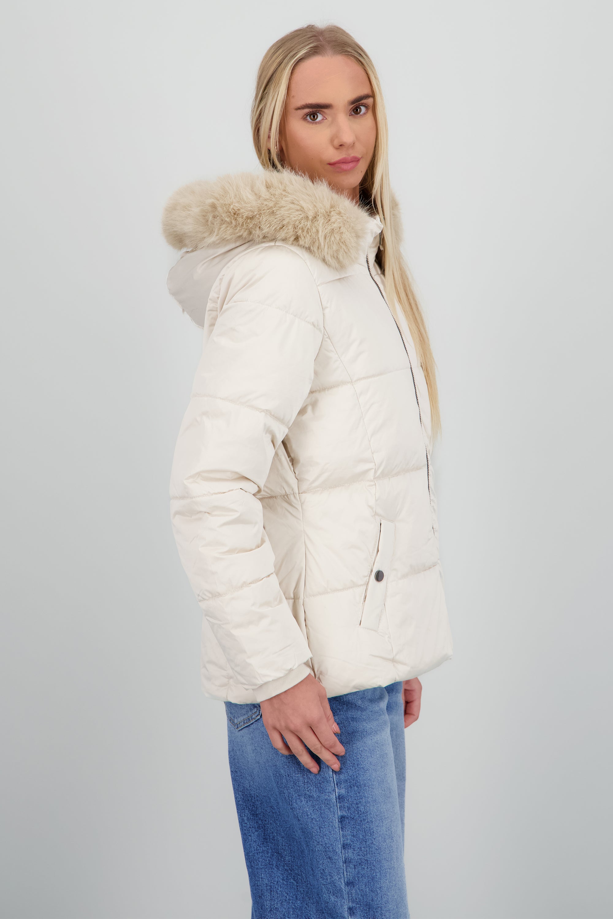 Chamarra puffer det peluche HUESO