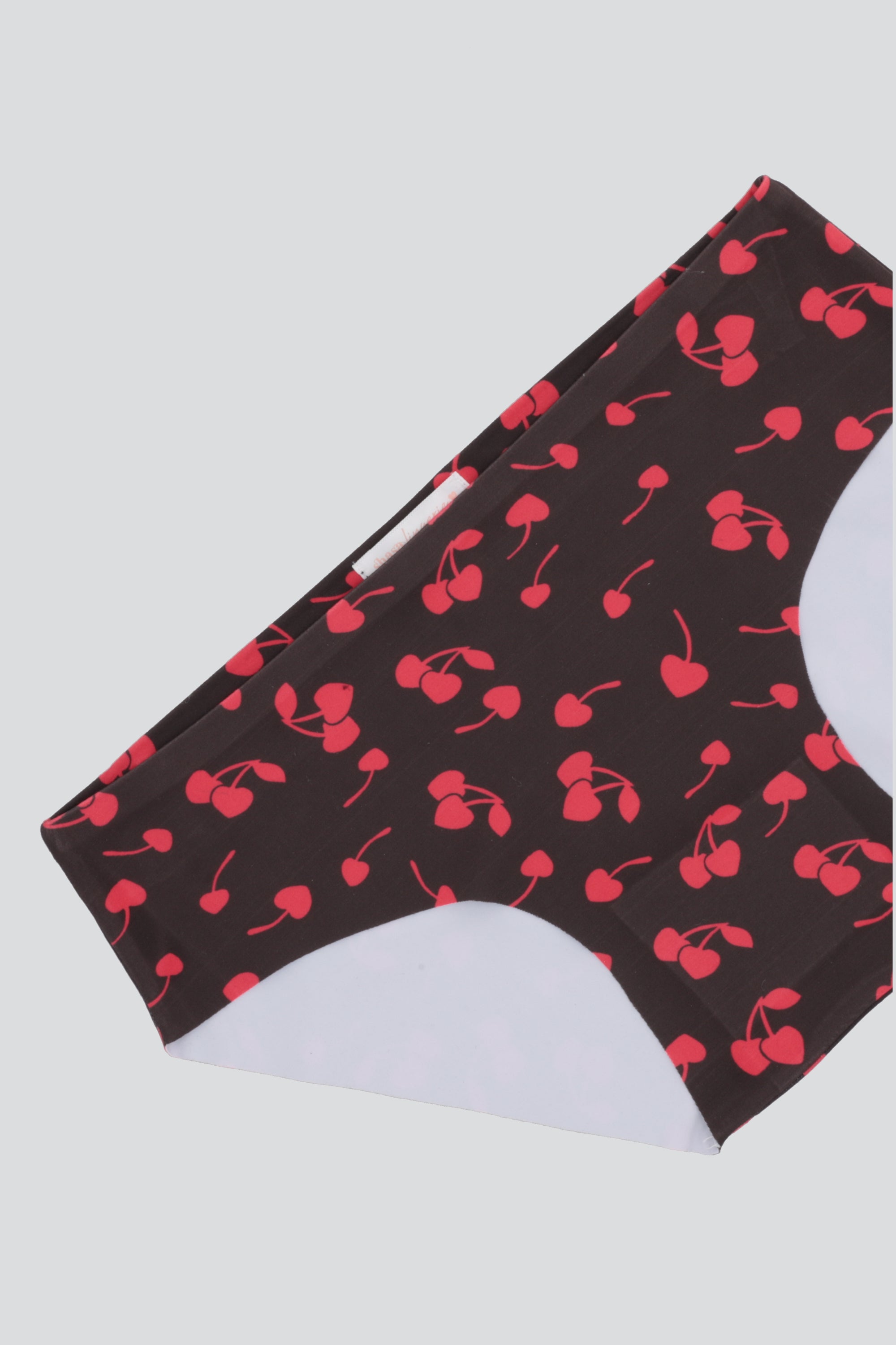 Bikini estampado cerezas NEGRO