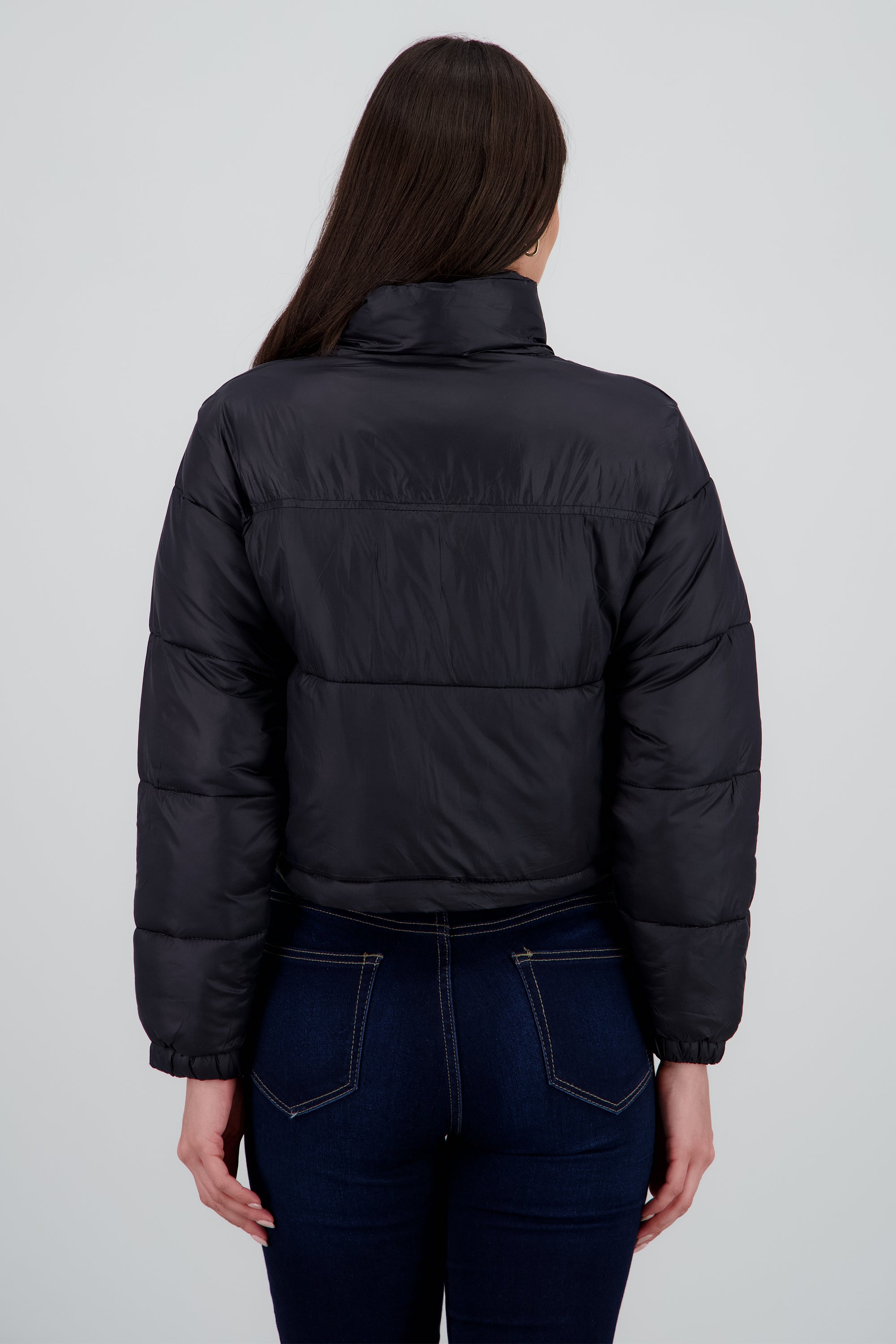 Chamarra capitonada puffer NEGRO