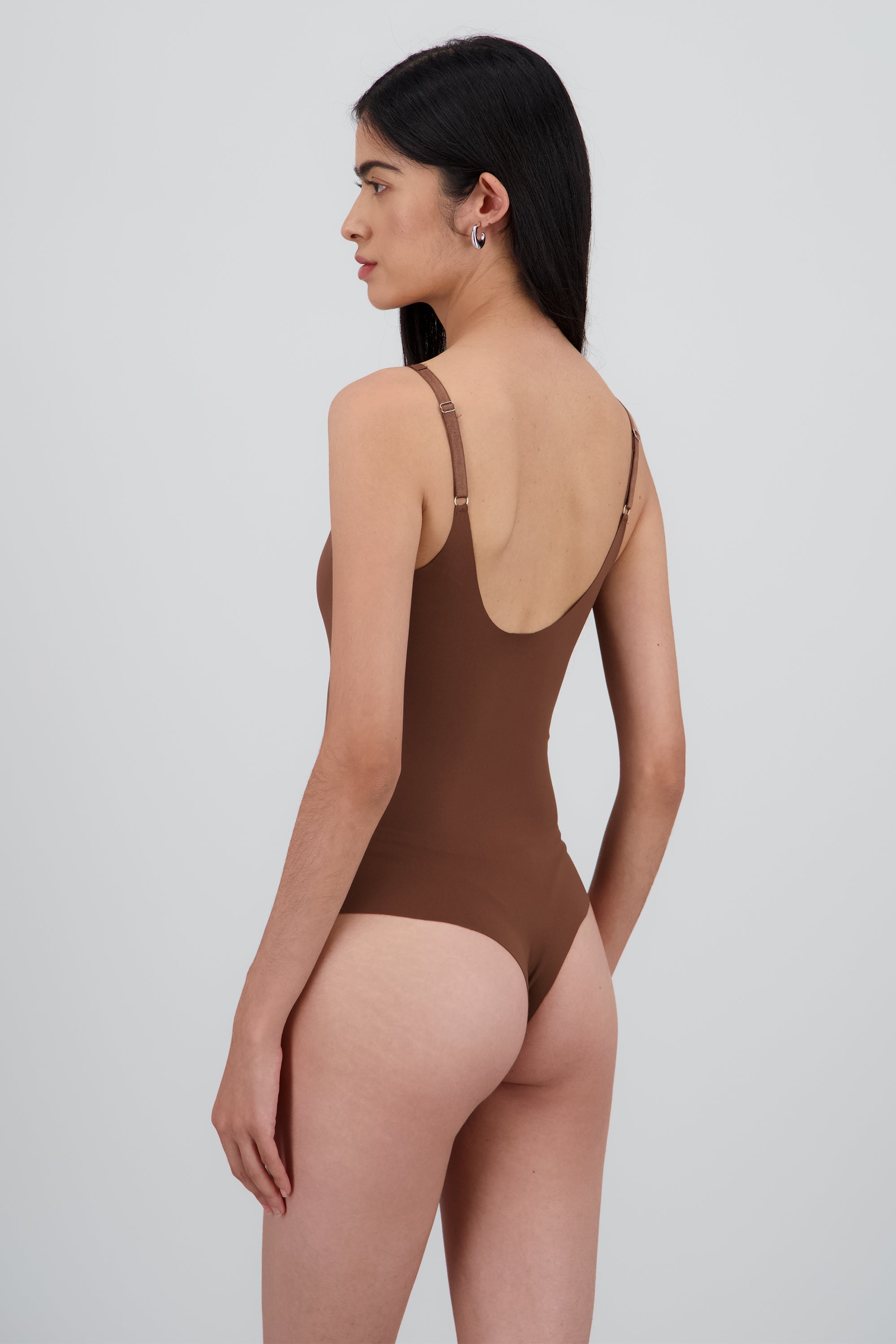 Body escote v tirantes CAFE