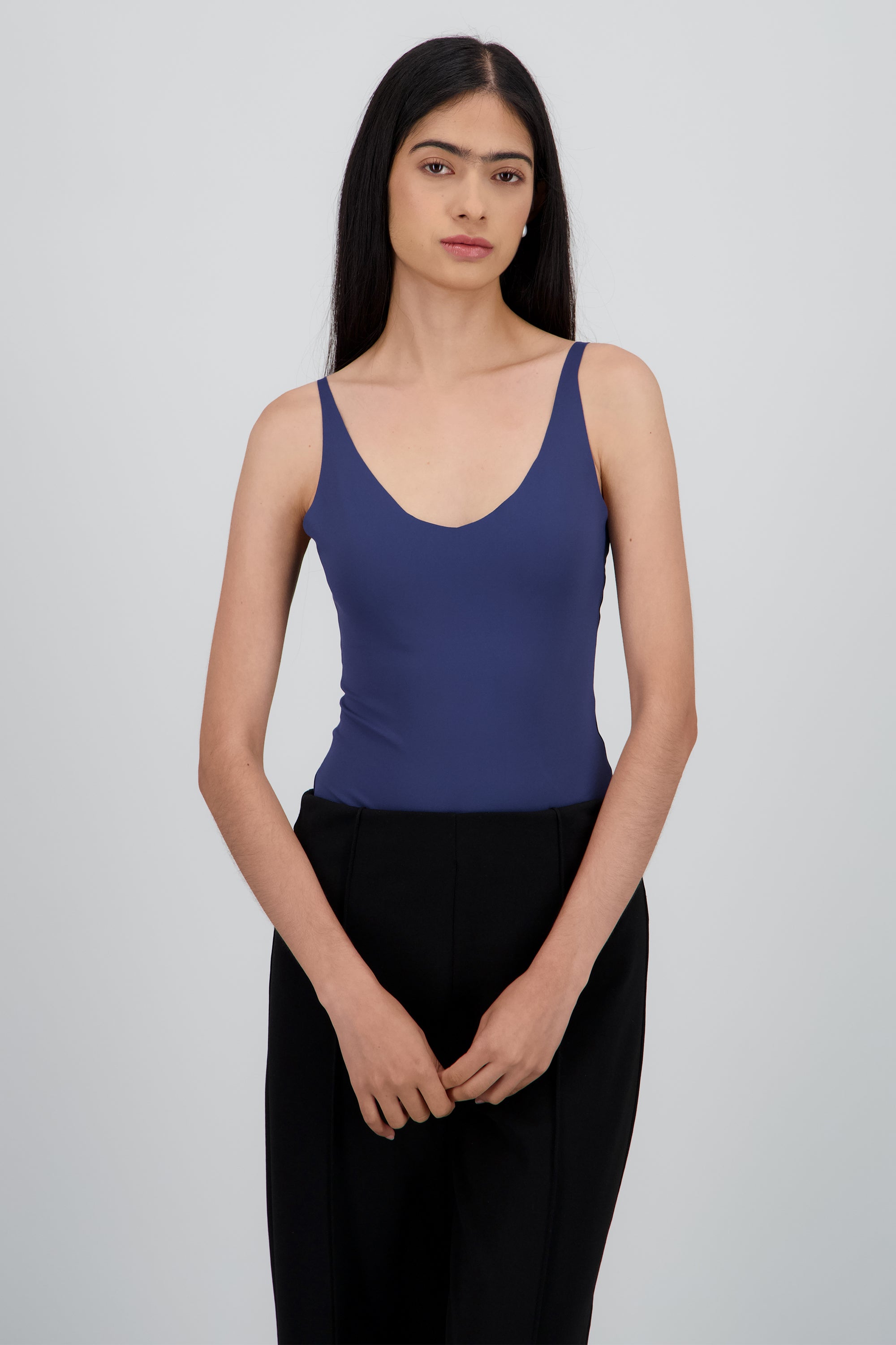 Body escote v tirantes AZUL BRILLANTE