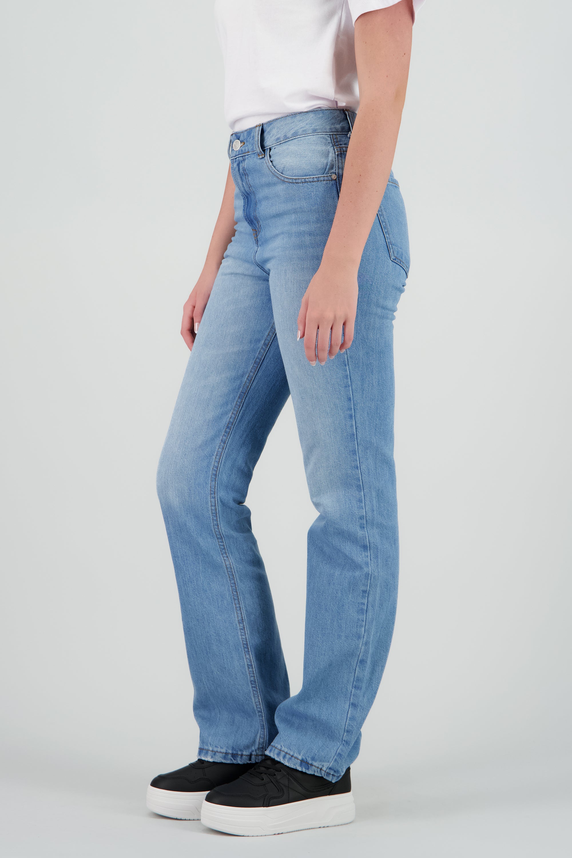 Jeans básicos straight LIGHT WASH