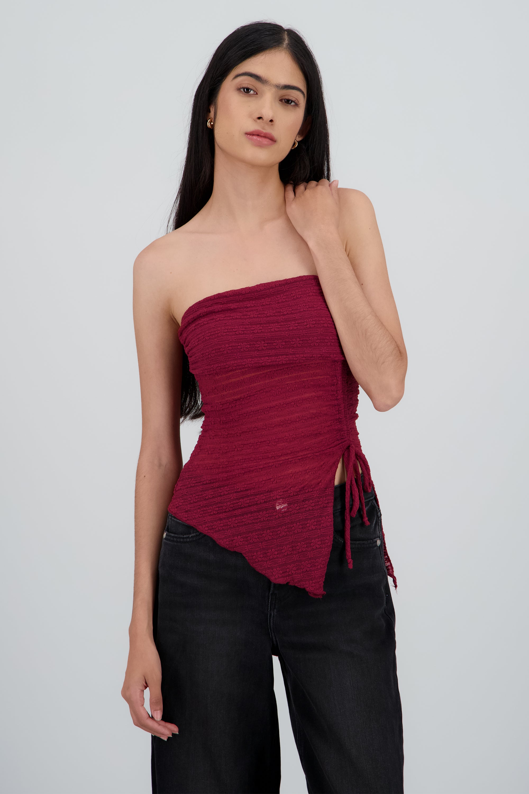 Top bandeau encaje VINO