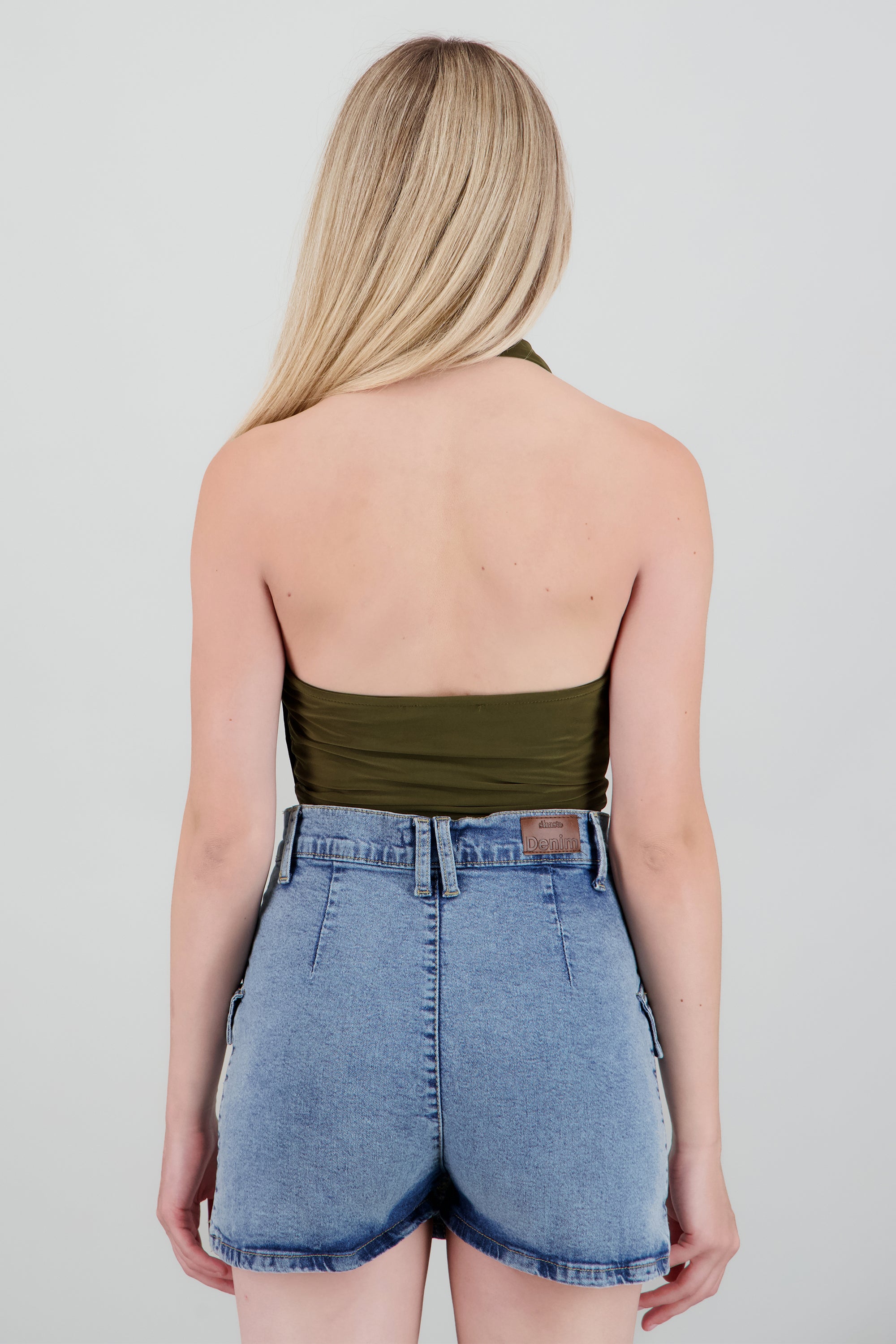 Top escote cascada OLIVO