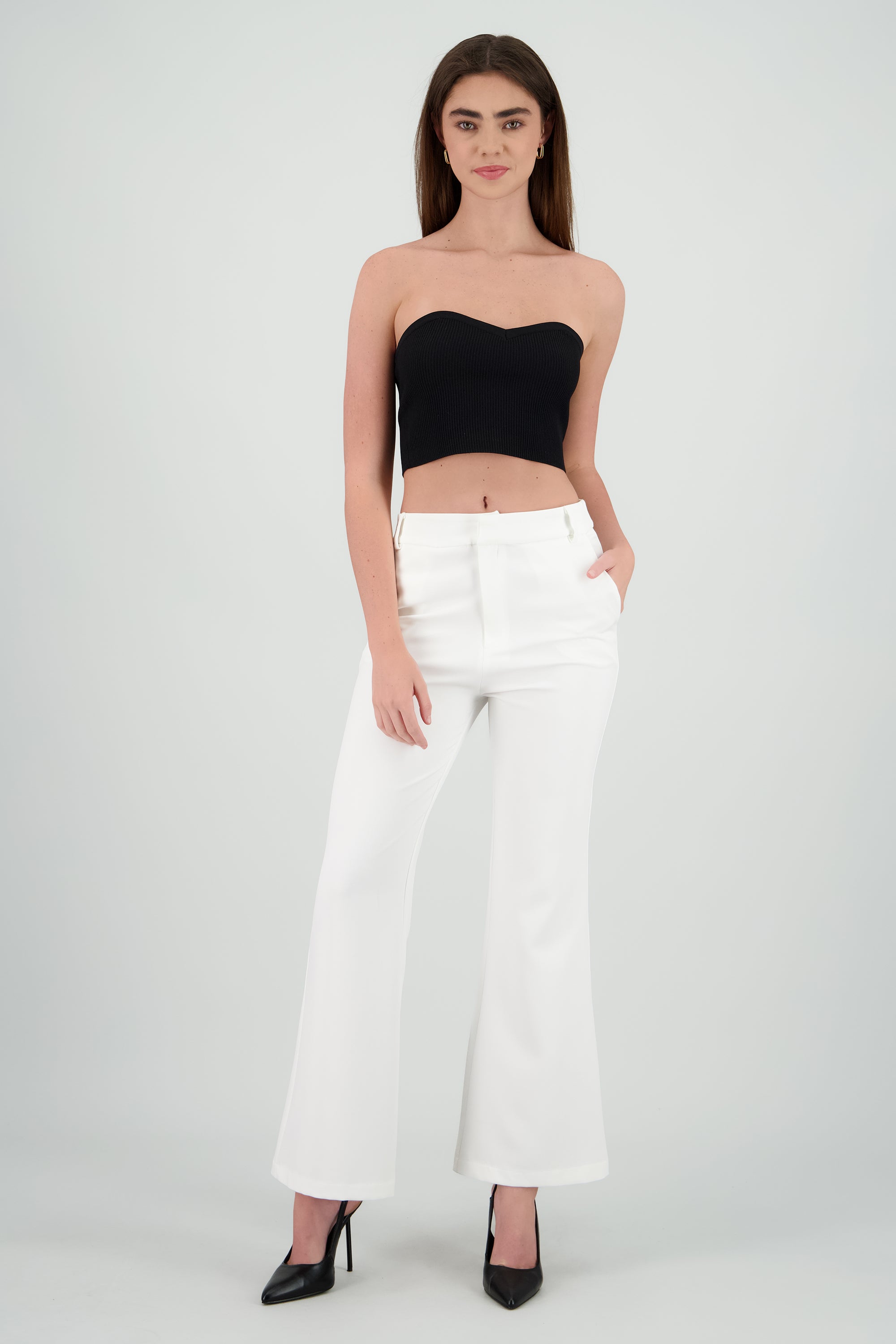 Pantalon flared sastre Hypsters BLANCO