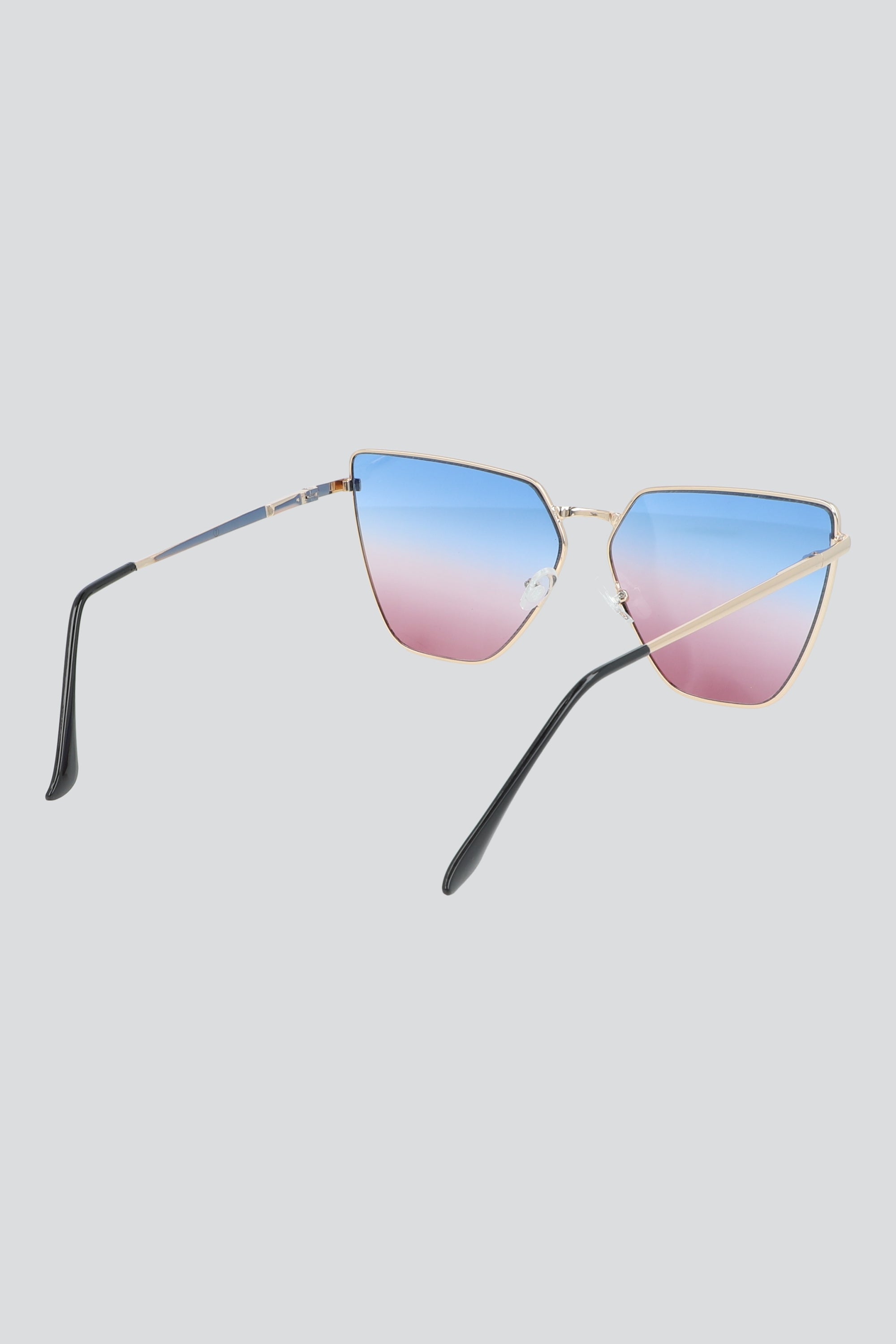 Lentes semi cat eye traslucidos AZUL COMBO