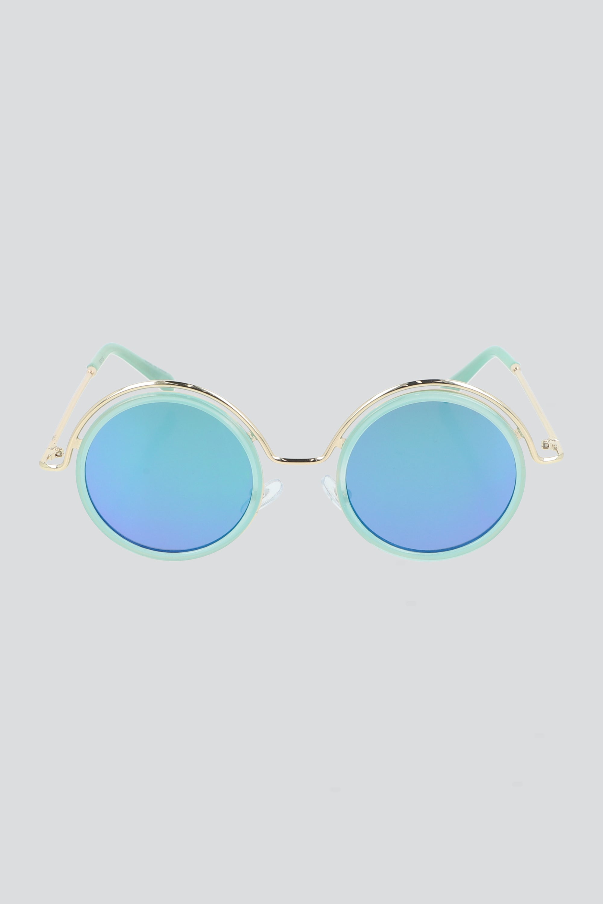 Lentes redondos groovy AZUL CIELO