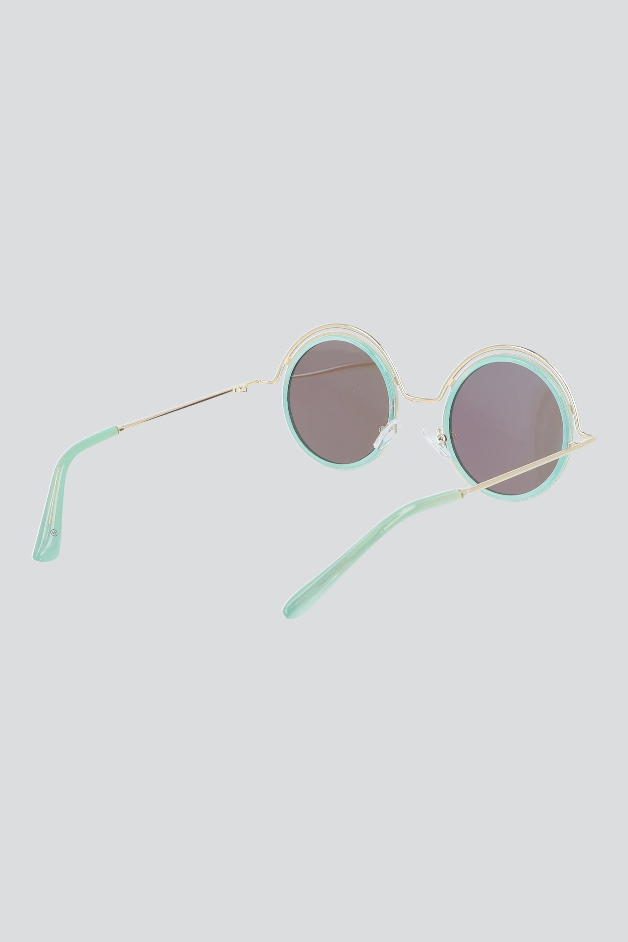 Lentes redondos groovy AZUL CIELO