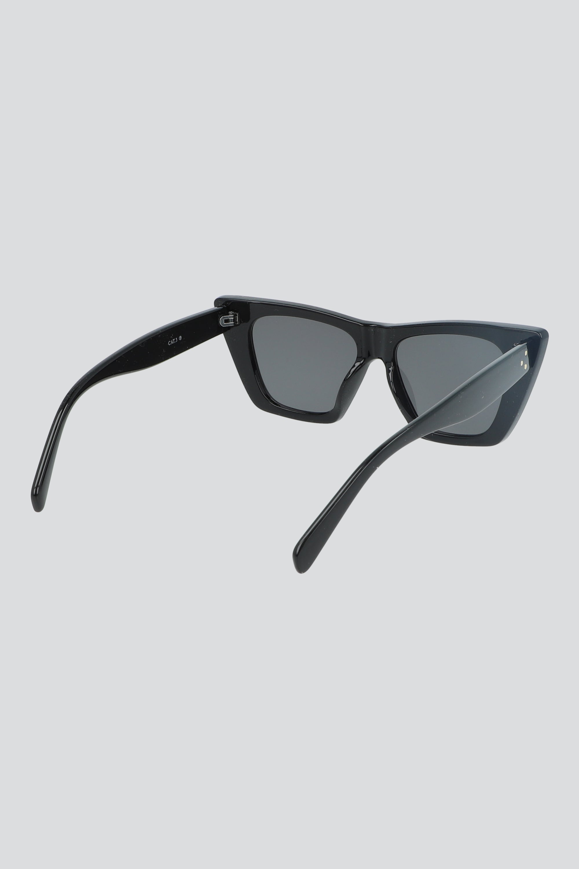 Lentes oversize puntos metalicos NEGRO