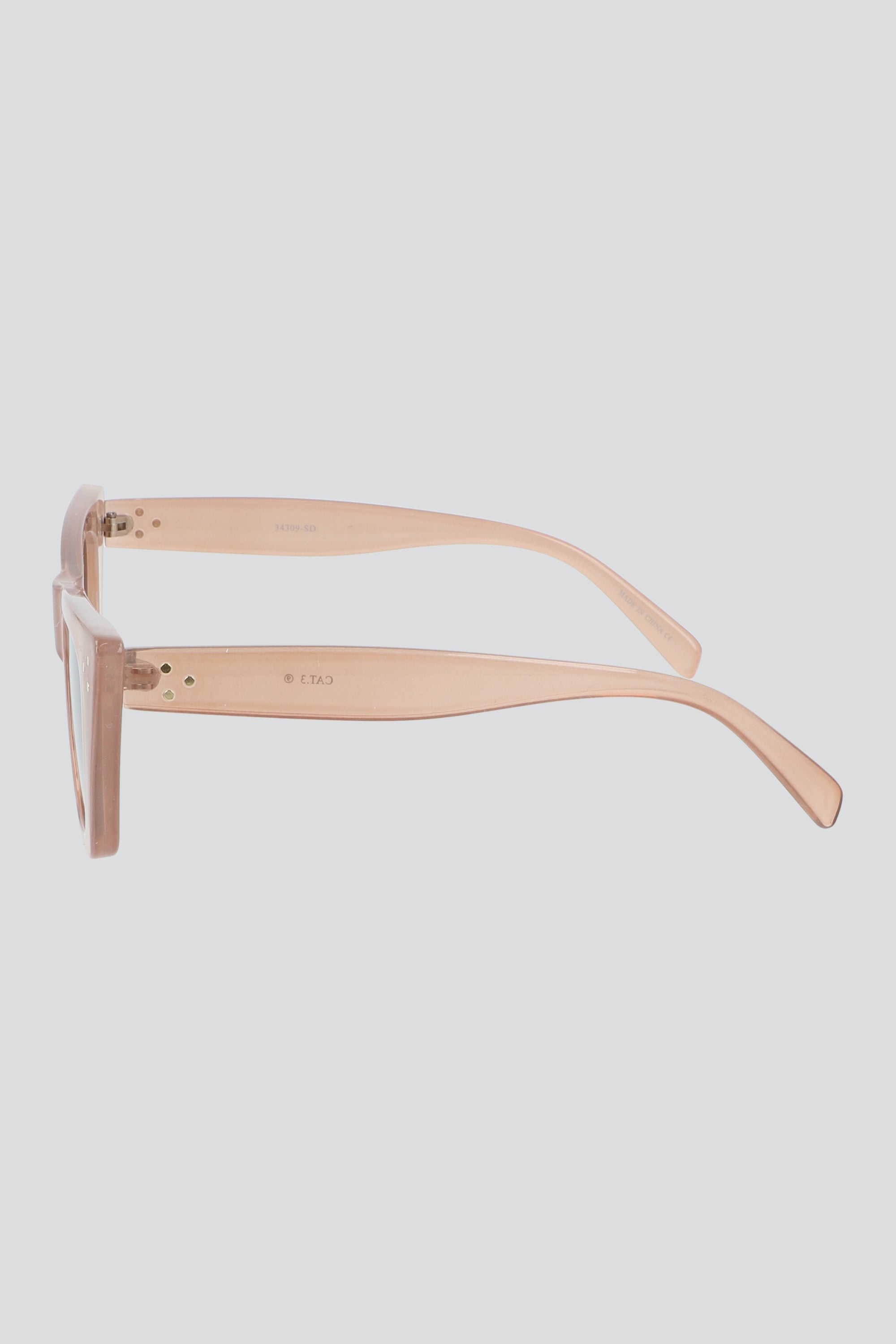 Lentes oversize puntos metalicos ROSA