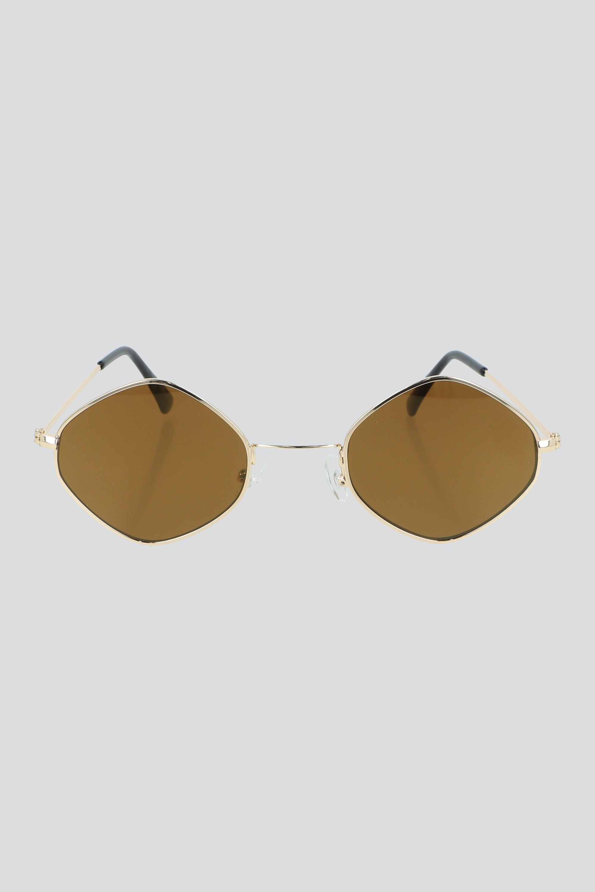Lentes rombo mica color CAFE