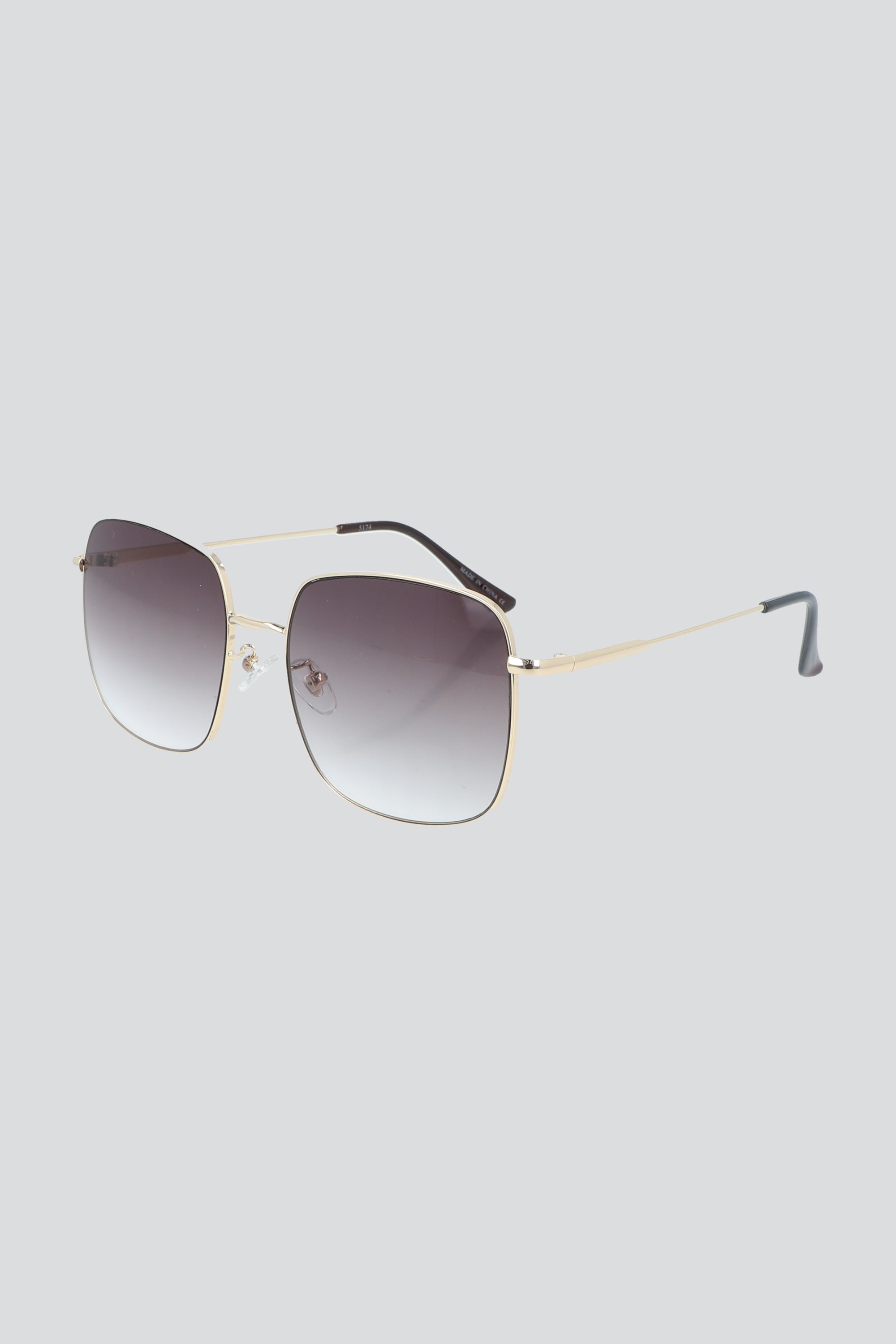 Lentes cuadrado delgado color ORO