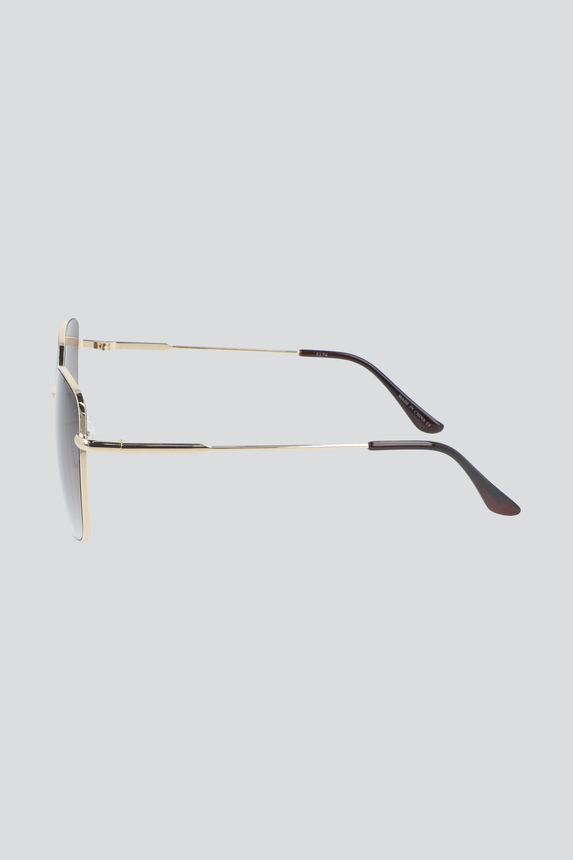 Lentes cuadrado delgado color ORO
