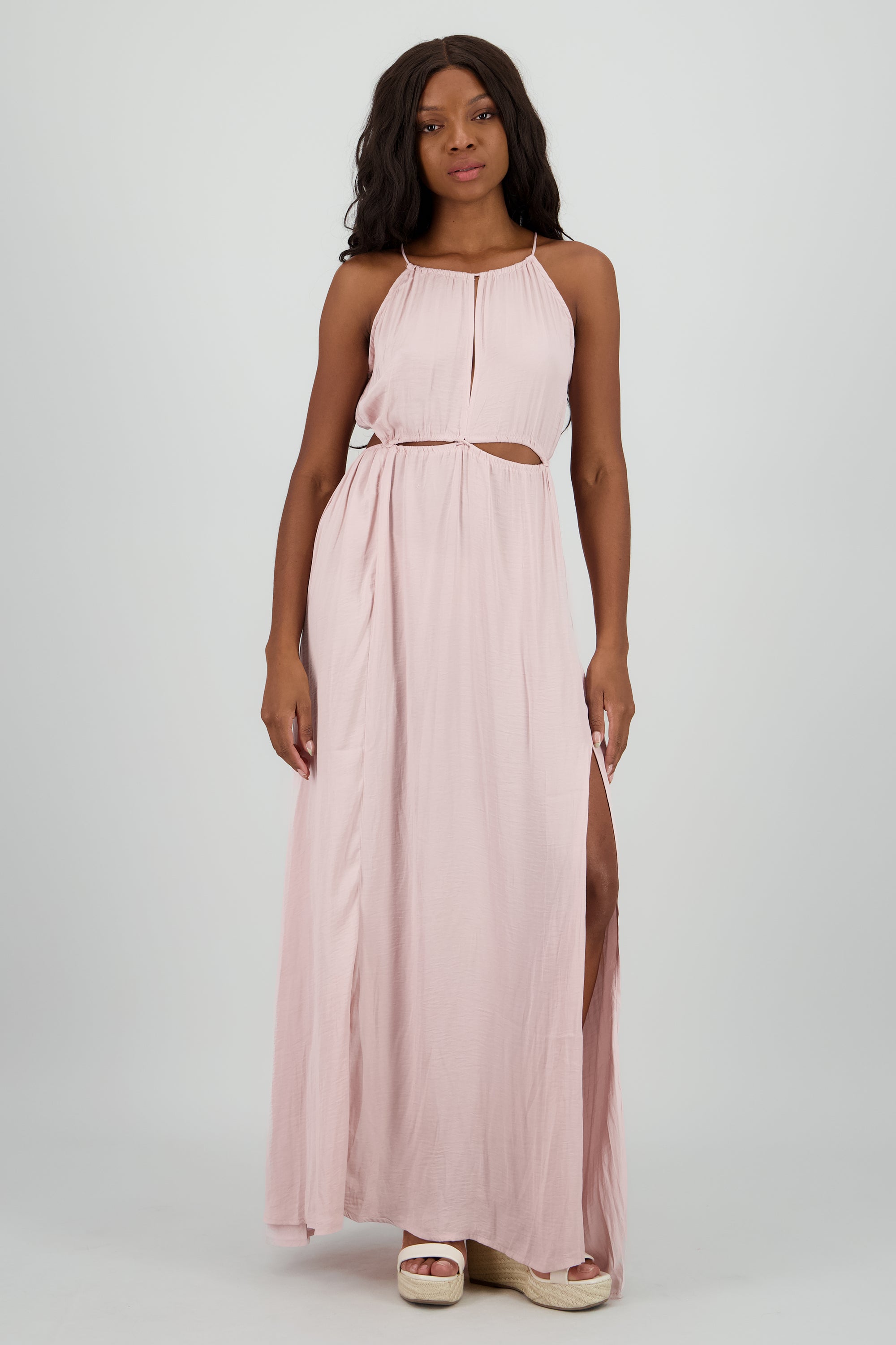 Vestido halter cut outs MALVA