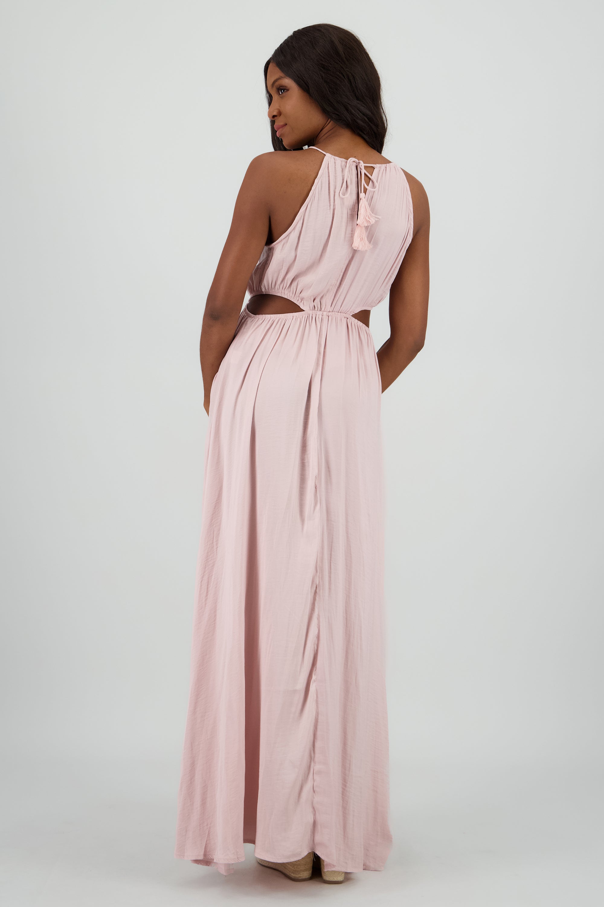 Vestido halter cut outs MALVA