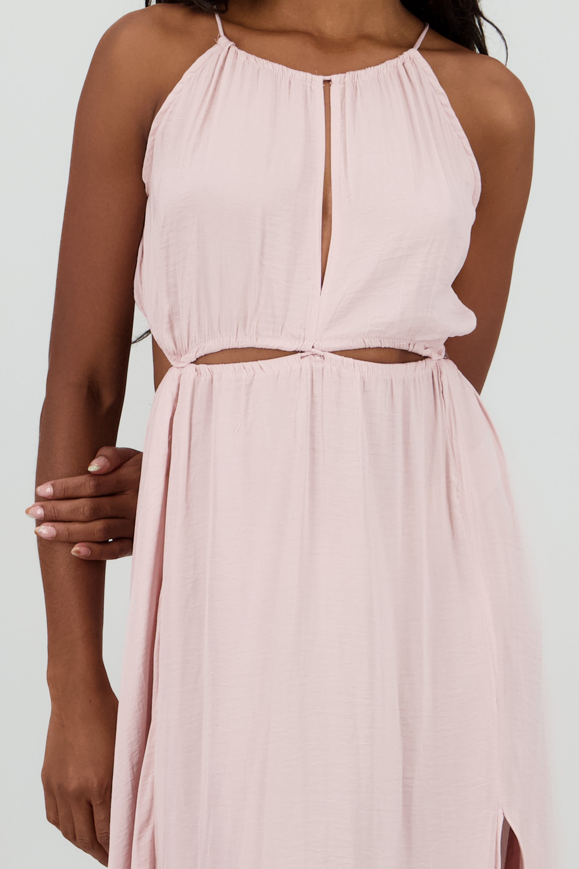 Vestido halter cut outs MALVA