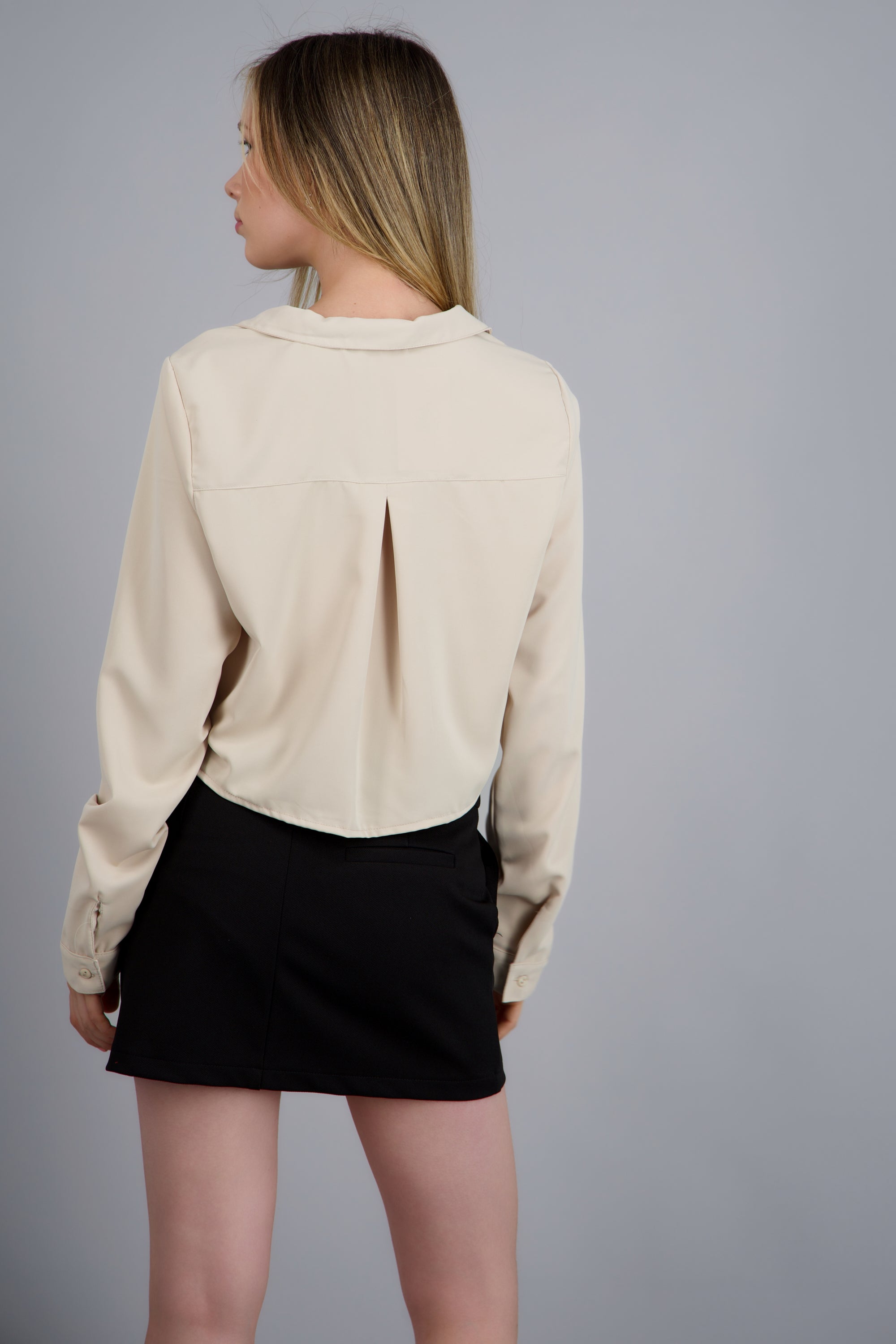 Camisa lisa manga larga ARENA