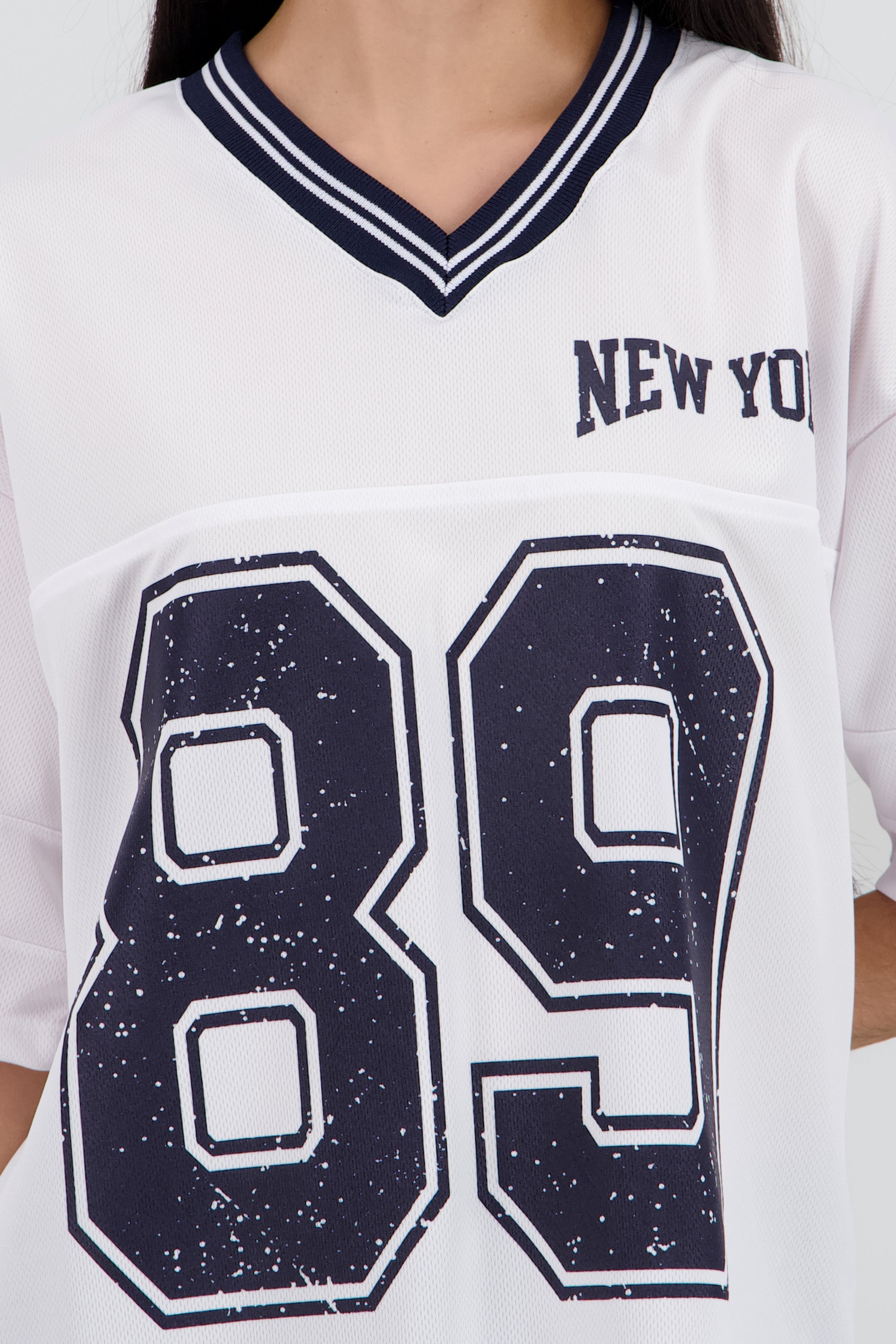 Playera oversize estampado numero MARINO COMBO